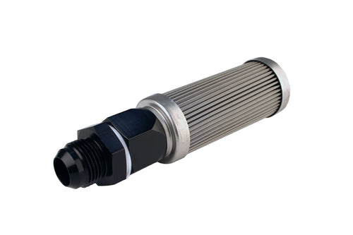 Fuel Filter, Aeromotive 12613 Bulkhead, AN-12, 100 Micron Stainless Steel