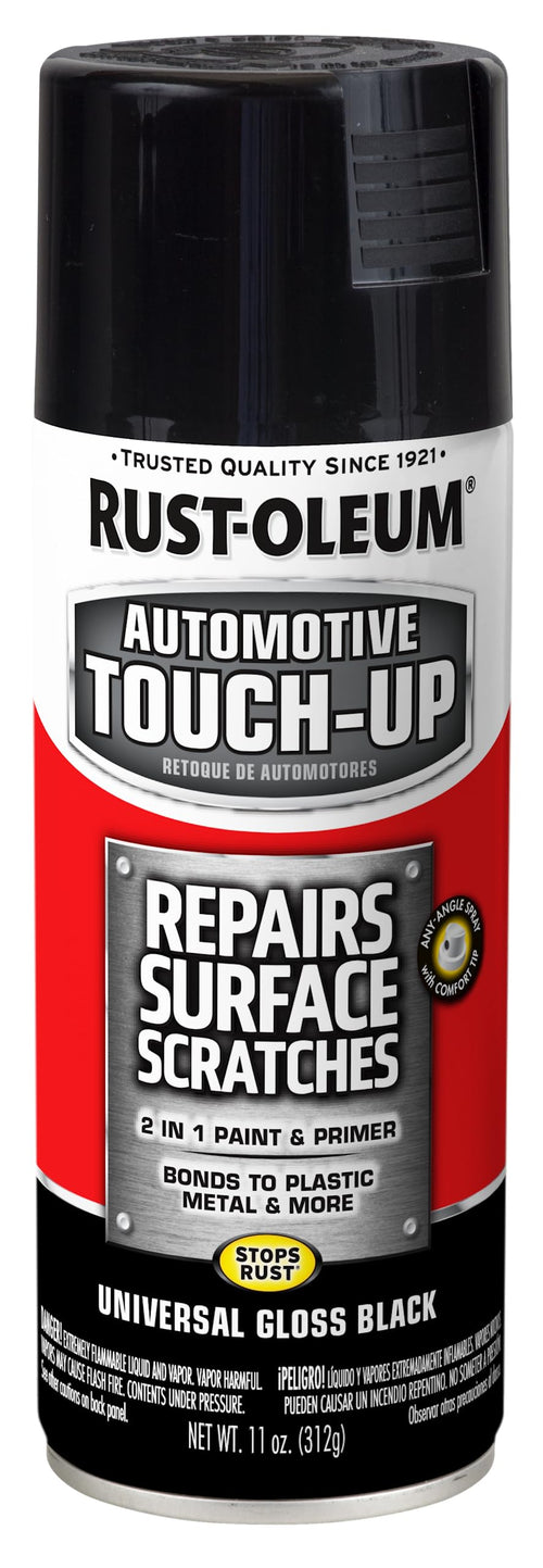 Automotive Touch-Up Rust-Oleum 292320 Spray Paint, 11 oz, Gloss Black Universal