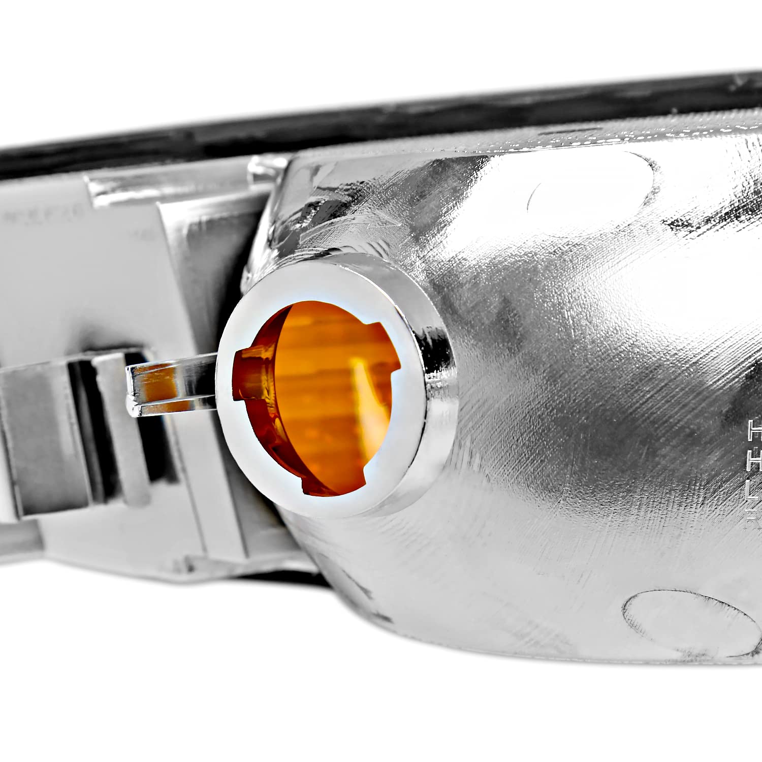 Chrome Bumper Lights SPEC-D TUNING Compatible with 2000-2006 GMC Sierra Yukon XL 1500, Left + Right Pair Lamp Assemblies