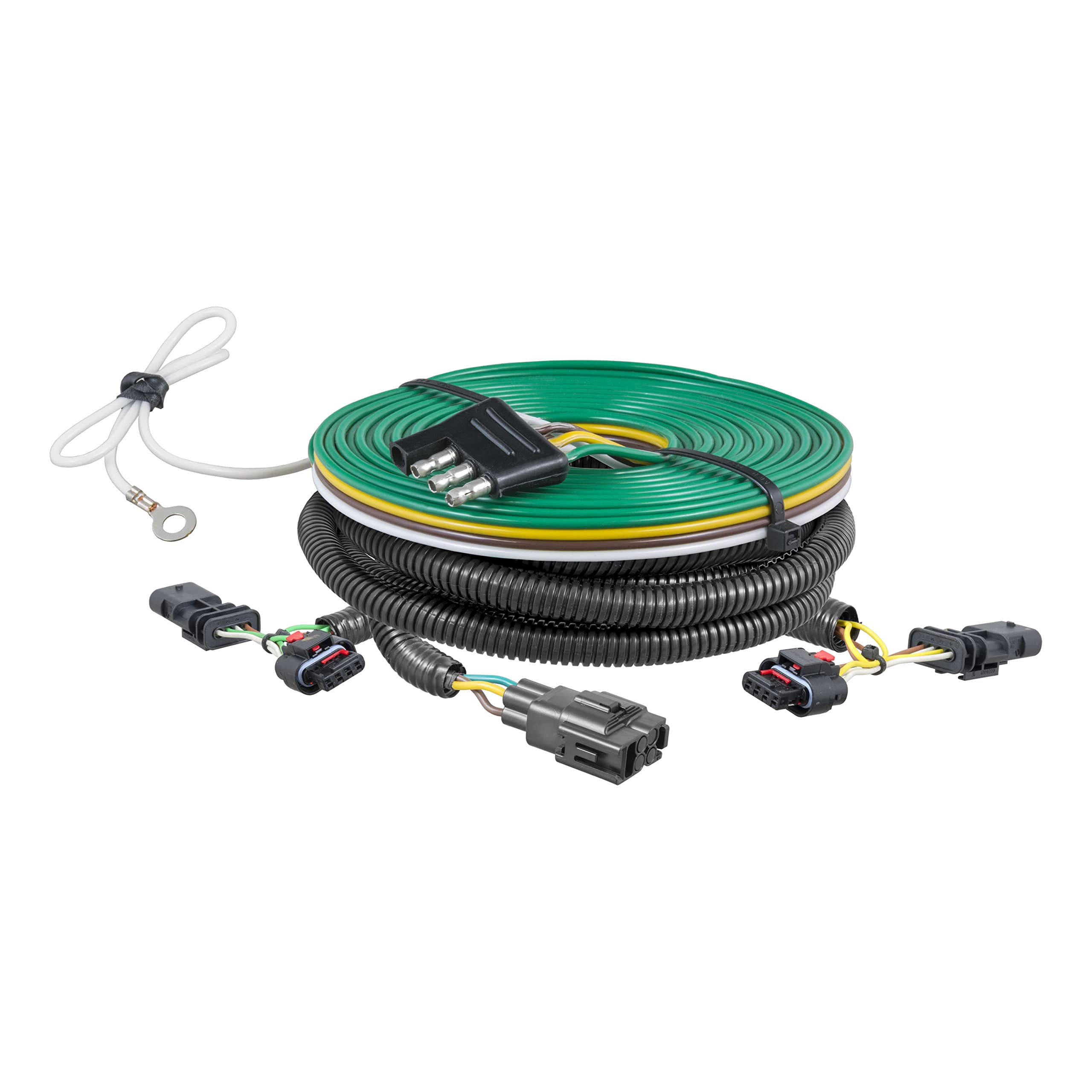 CURT 58997 RV Wiring Harness for Dinghy Towing, Custom Towed-Vehicle Fits Select Jeep Compass