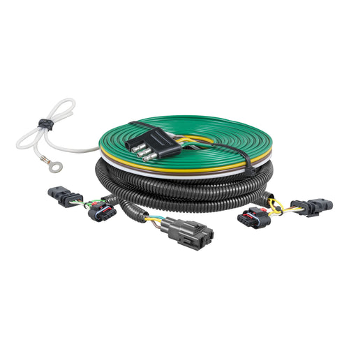 CURT 58997 RV Wiring Harness for Dinghy Towing, Custom Towed-Vehicle Fits Select Jeep Compass