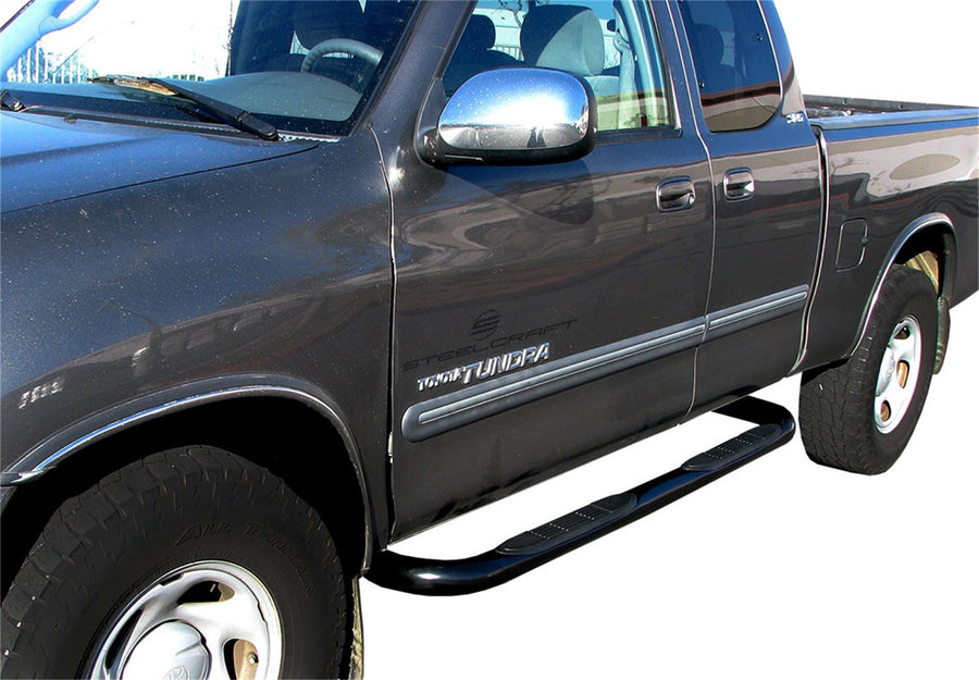 3 in. Round Side Bar Steelcraft Black Powdercoat 3 in. Round Side Bar