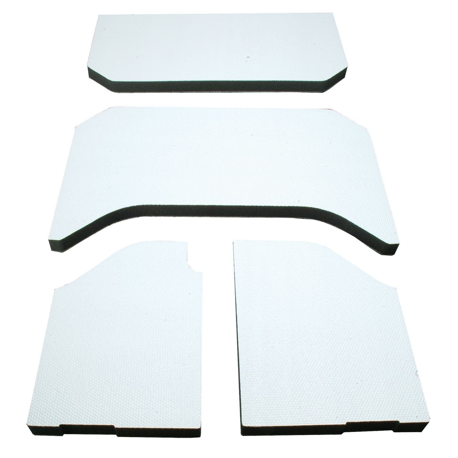 Boom Mat Design Engineering 050135 White Sound Deadening Headliner Compatible with 4-Door Jeep Wrangler (2007-2010)