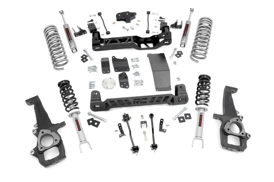 6" Rough Country Suspension Lift Kit with N3 Struts & N3 Rear Shocks for Ram 1500 4WD (2009-2011) - Run up to 37" Tires