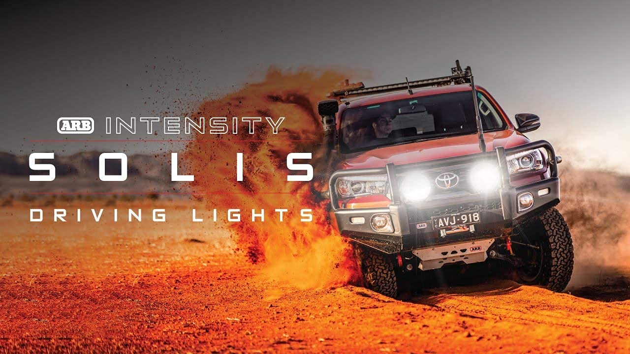ARB SOLIS INTENSITY SJB36S 36 LEDS DRIVING LIGHT, SPOT BEAM with RED and BLACK INTERCHANGEABLE BEZELS 9 INCHES, INDIVIDUAL