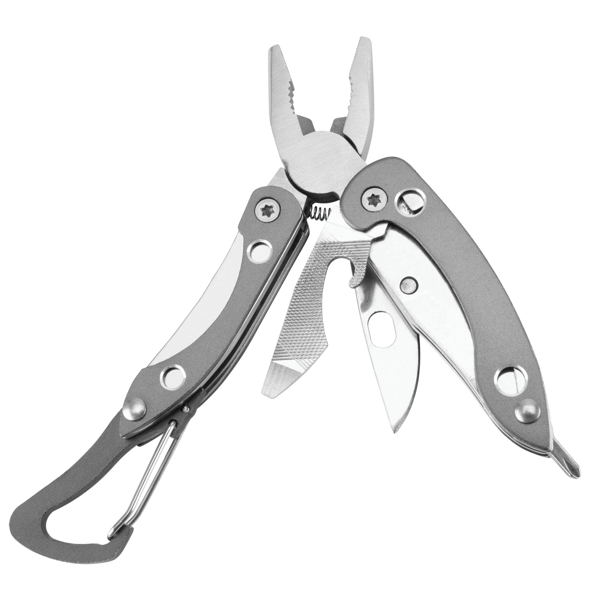 W9377 Performance Tool 7-in-1 Foldable Multi-Tool with Pliers, Knife, and Screwdrivers, Easy Access Clip, 4.5-Inch Open Length, 3.3-Inch Closed Length