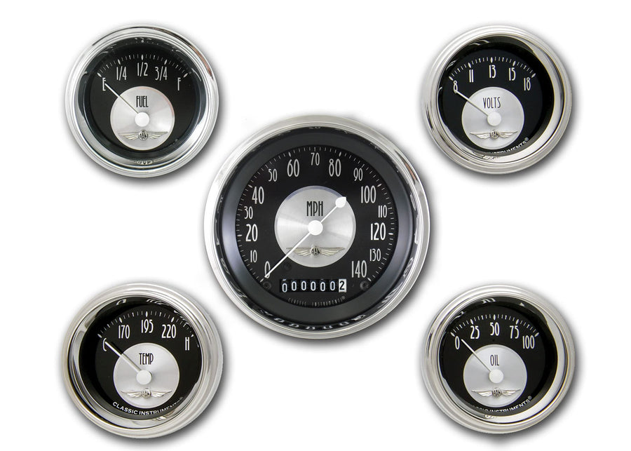 AT00SLC Classic Instruments All American Tradition 5 Gauge Set - GM