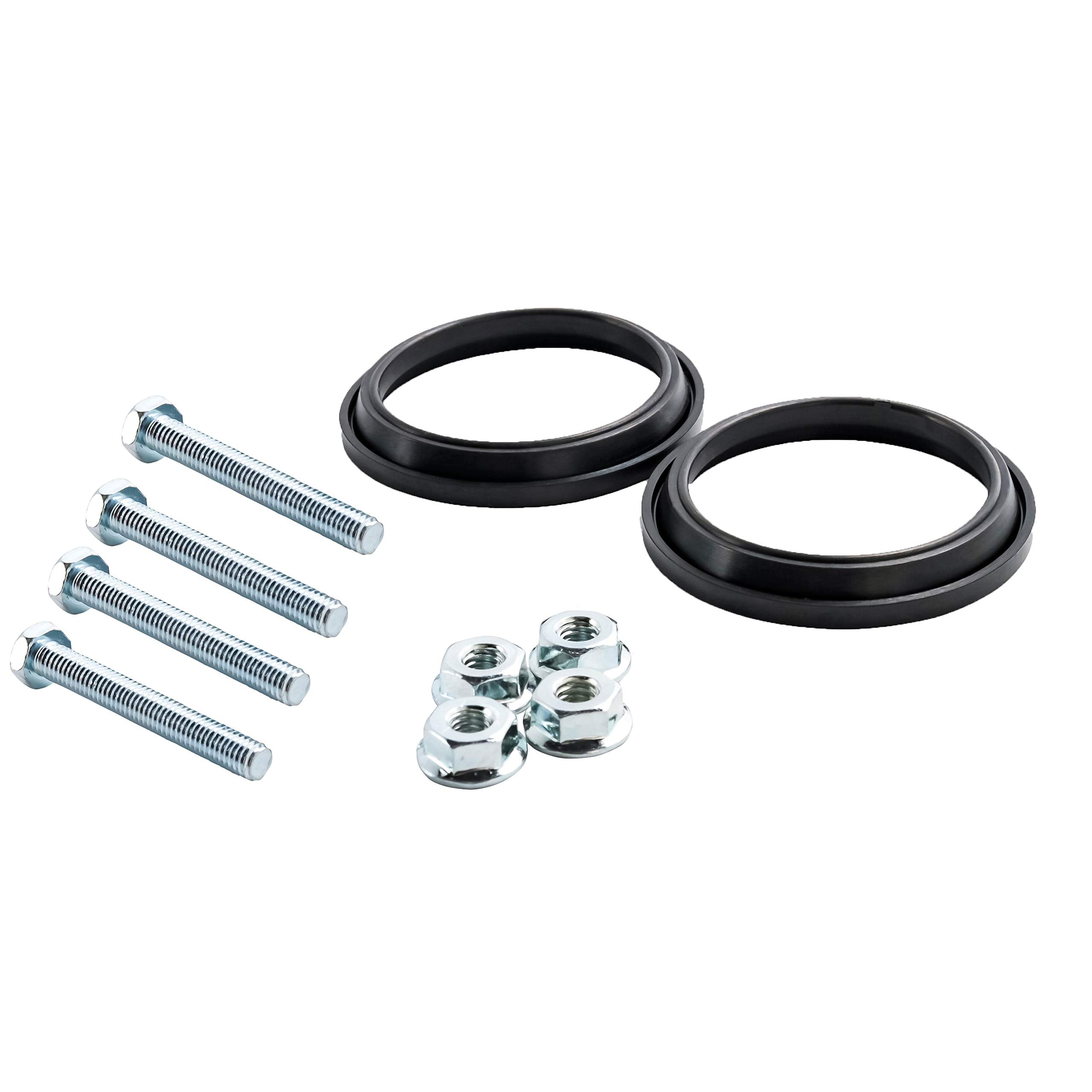 Camco 1.5-Inch RV Sewer Waste Valve Seal Kit – Includes 2 Valve Seals – Crafted of Flexible Rubber for Tight Seal (39500)