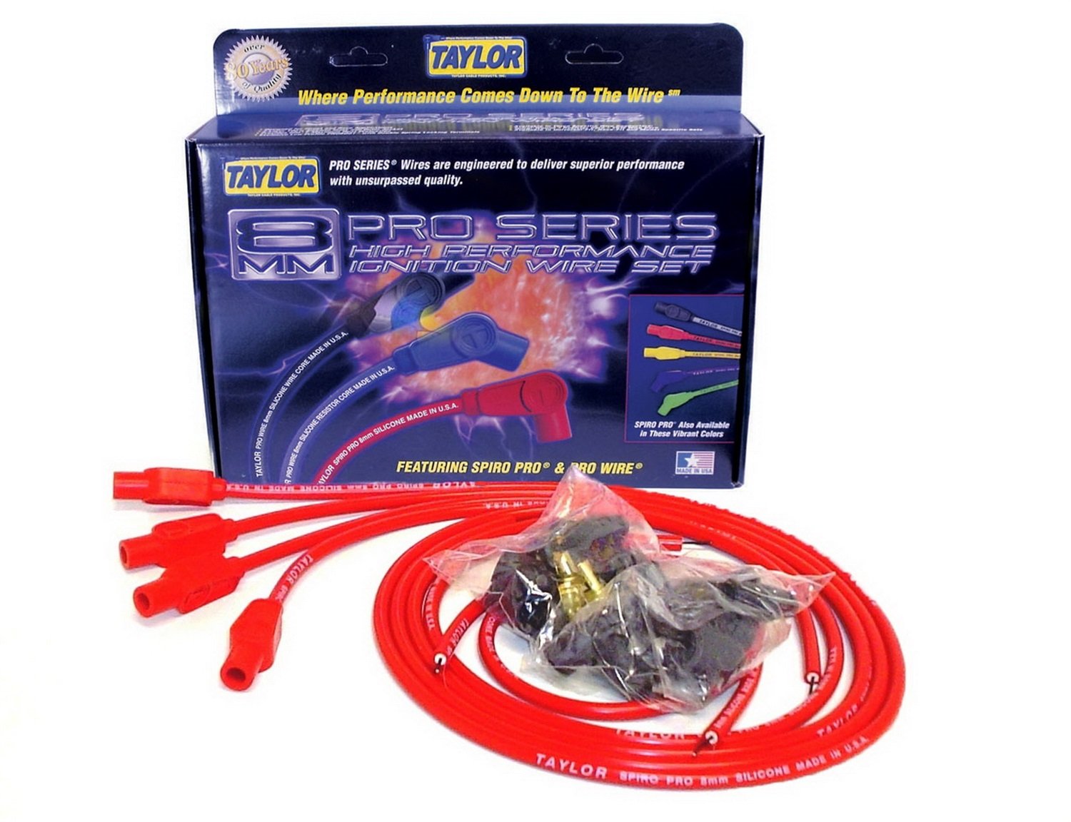 Spiro-Pro Taylor Cable Red Spark Plug Wire Set 73235