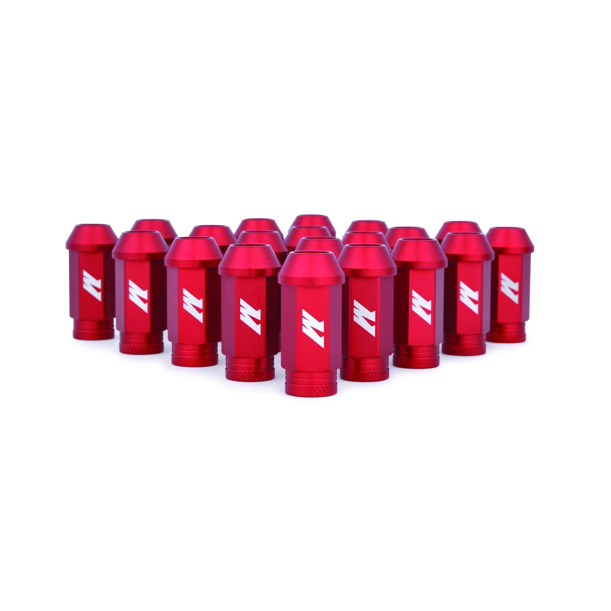 Mishimoto Aluminum Locking Lug Nuts - MMLG-125-LOCKRD, M12 x 1.25, Red