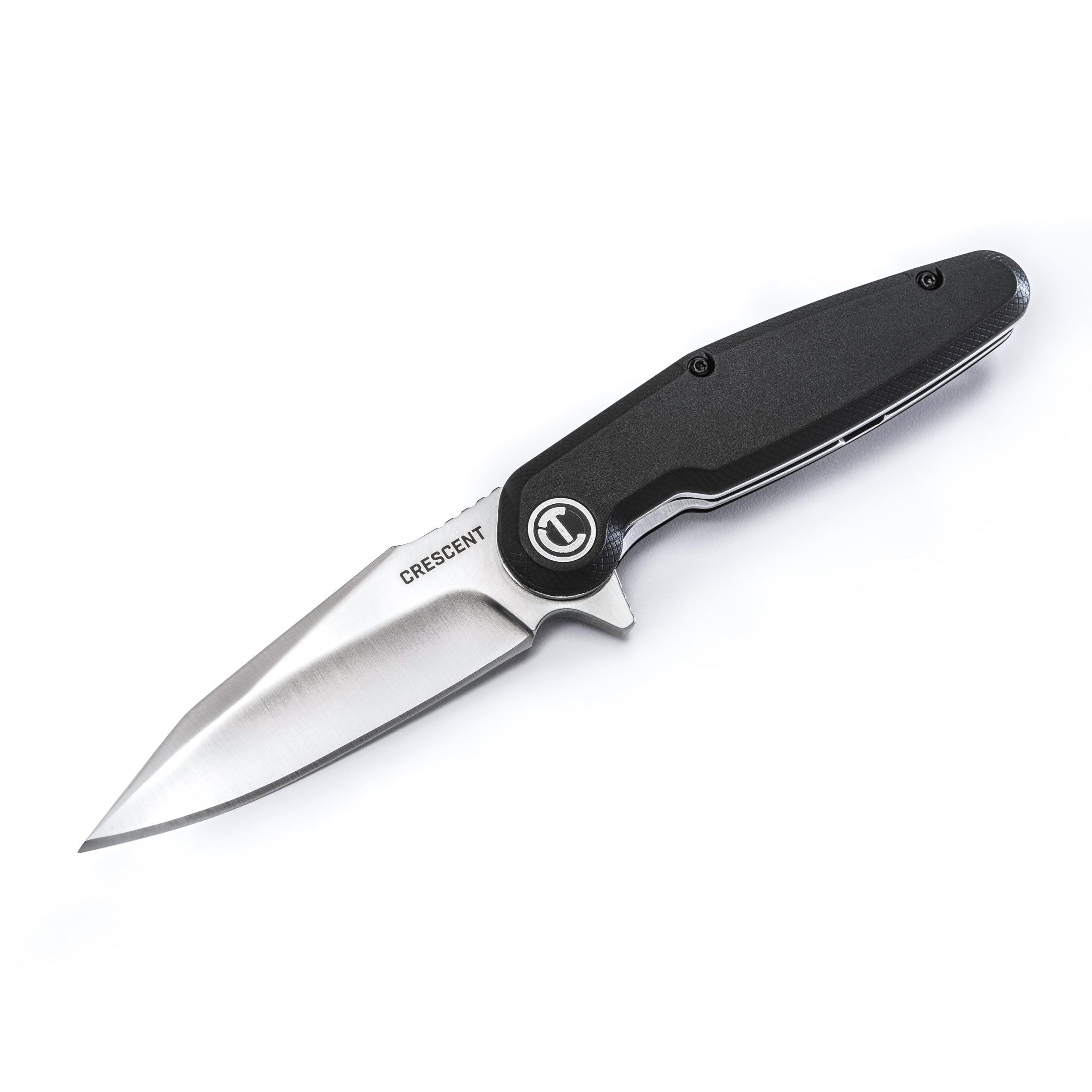 Crescent Harpoon Blade 3-1/2 Inch Composite Handle Pocket Knife - CPK350C