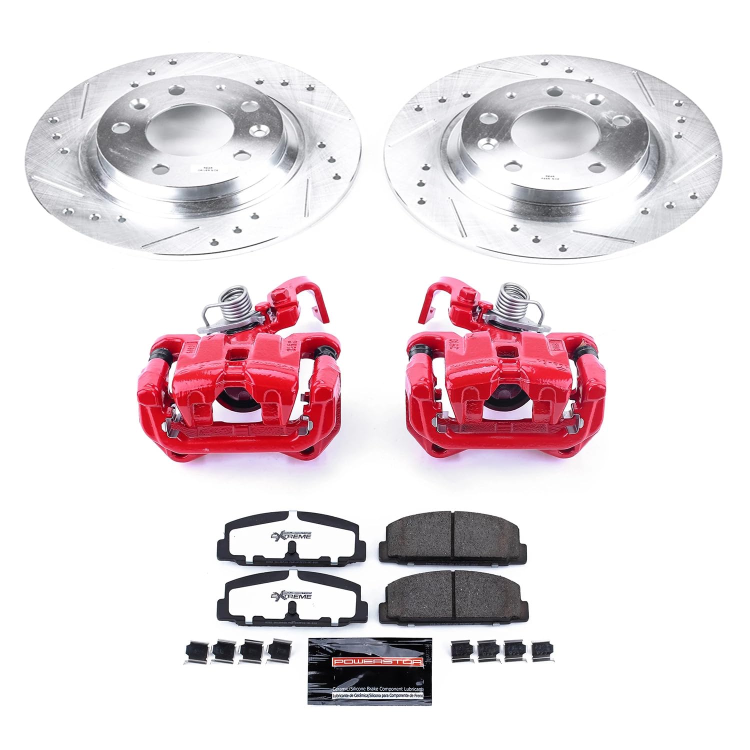 Power Stop Rear KC2452-26 Z26 Street Warrior Brake Kit For Mazda 6 2003-2005 [Model Specific]