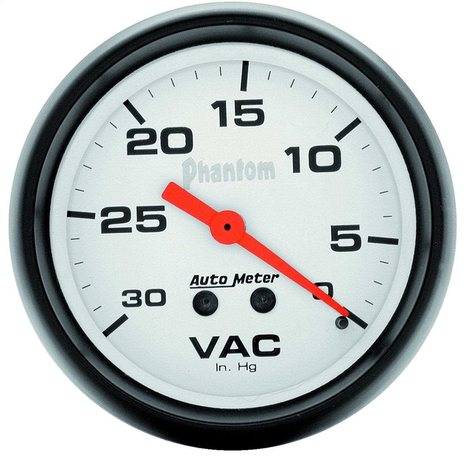 Auto Meter 2.625 in. Phantom Mechanical Vacuum Gauge