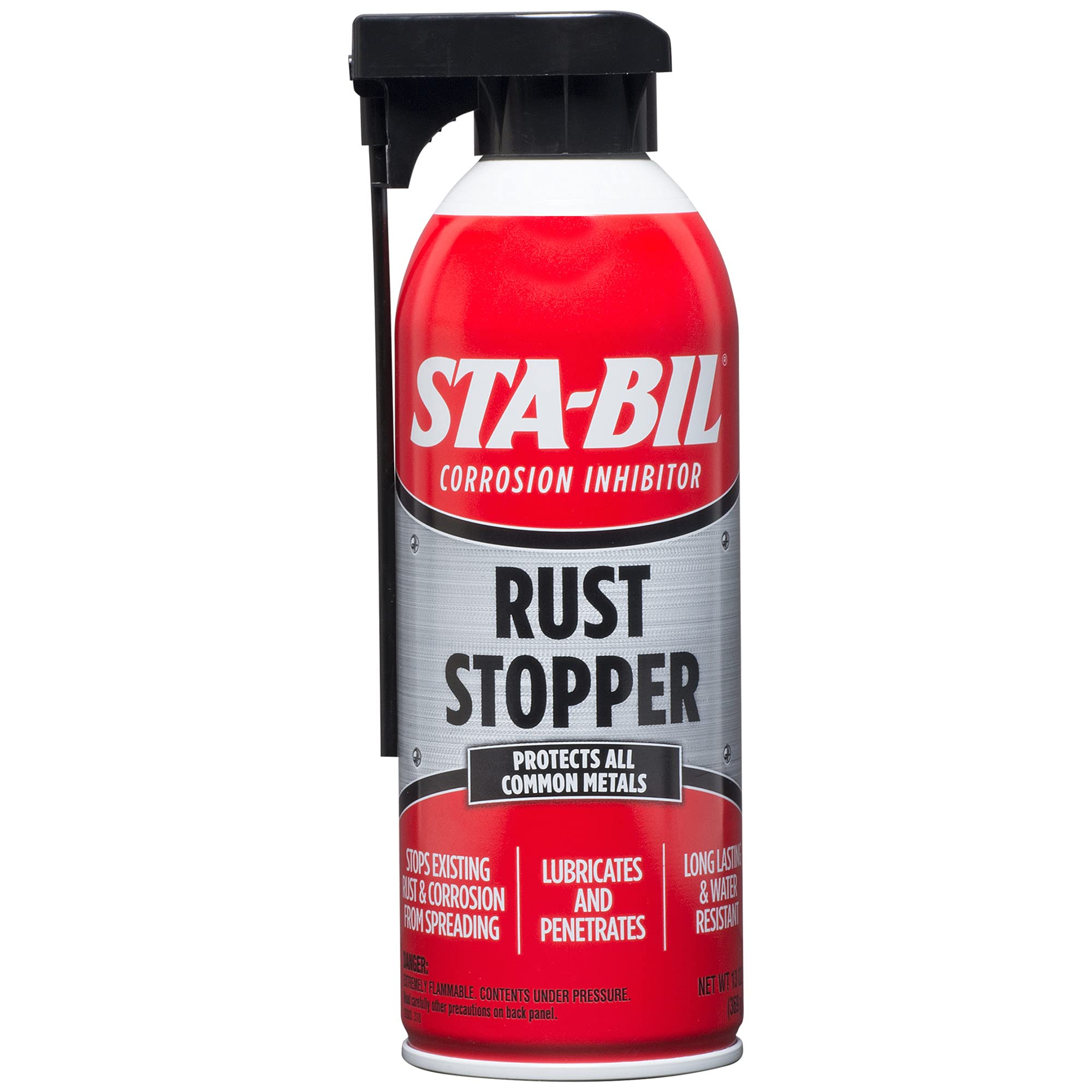 Rust Stopper STA-BIL - Anti-Corrosion Spray and Antirust Lubricant - Prevents Car Rust, Protects Battery Terminals, Stops Existing Rust, Rust Preventative Coating - 13 Oz (22003)