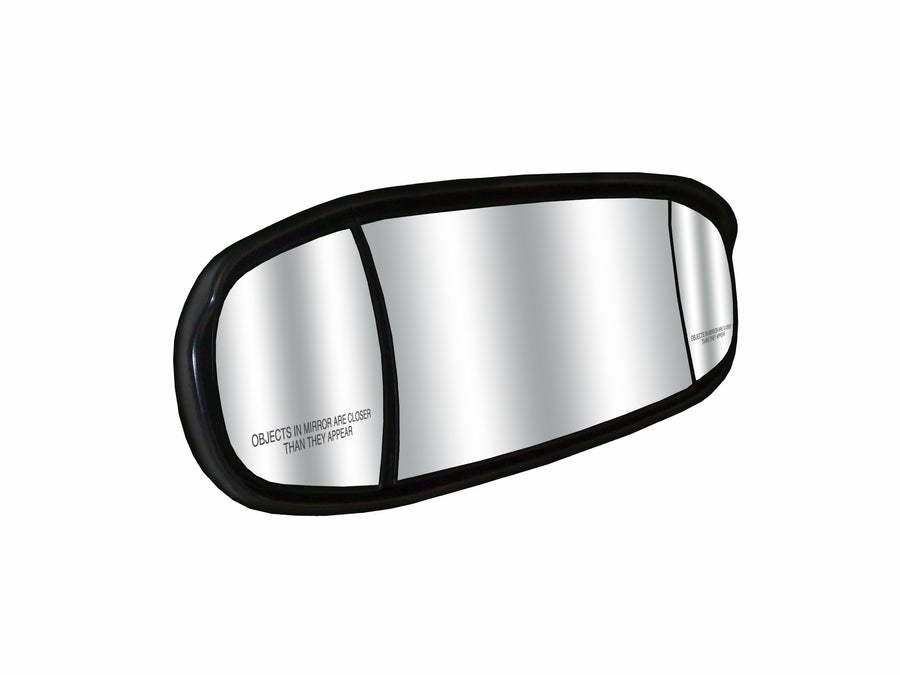 CIPA Extreme Marine 7" x 20" Mirror Head, LARGE, BLACK 02122