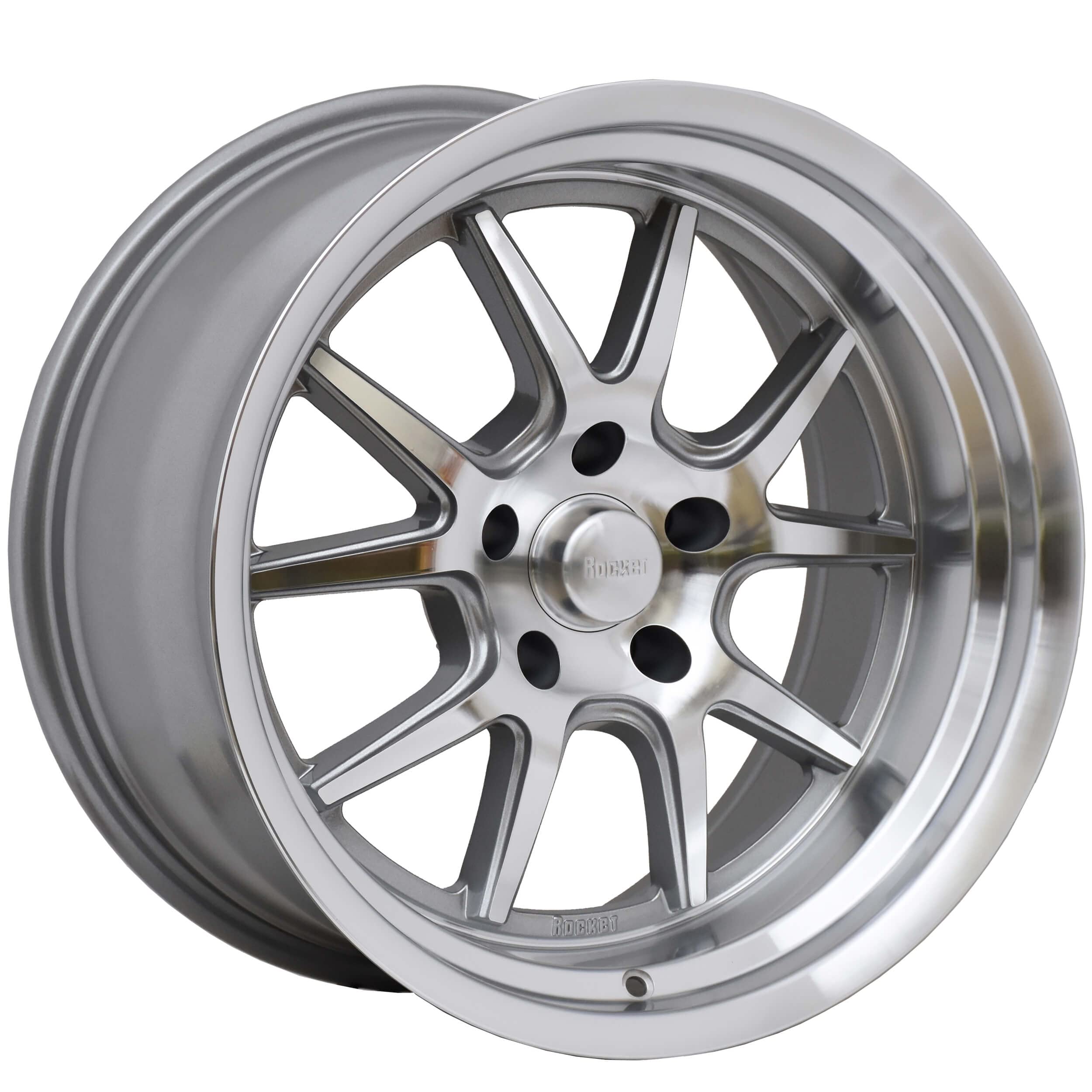 TTR19-816150 Rocket Racing Wheels 18x10 Attack Machined 5x4.75 5.0 bs