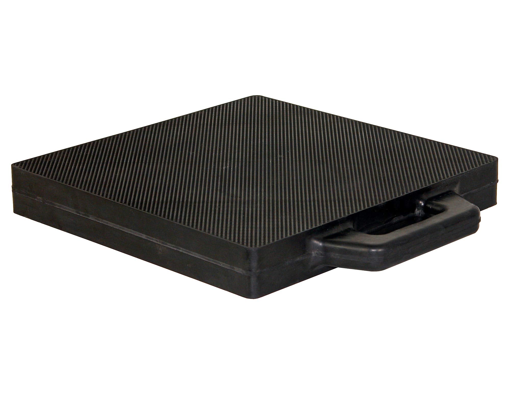 Buyers Products Rubber OP24X24R Outrigger Pad, 24 X 24 X 2 Inch Thick, Solid Rubber Crane Pad with Textured Surface and Built-in Handle, Ideal Pad for Concrete, Paved Surfaces and Off-Road Use