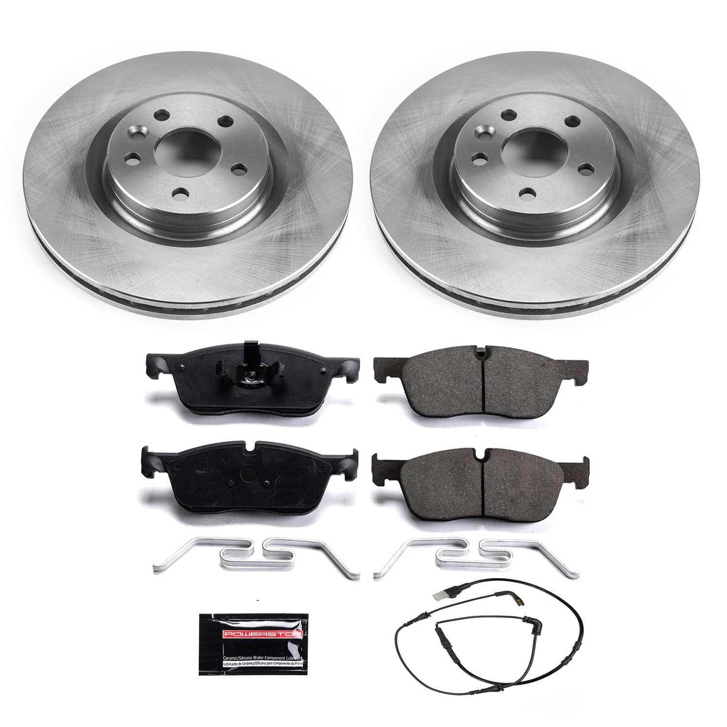 Power Stop Autospecialty KOE7991 Front Replacement Brake Kit-OE Brake Rotors & Ceramic Brake Pads