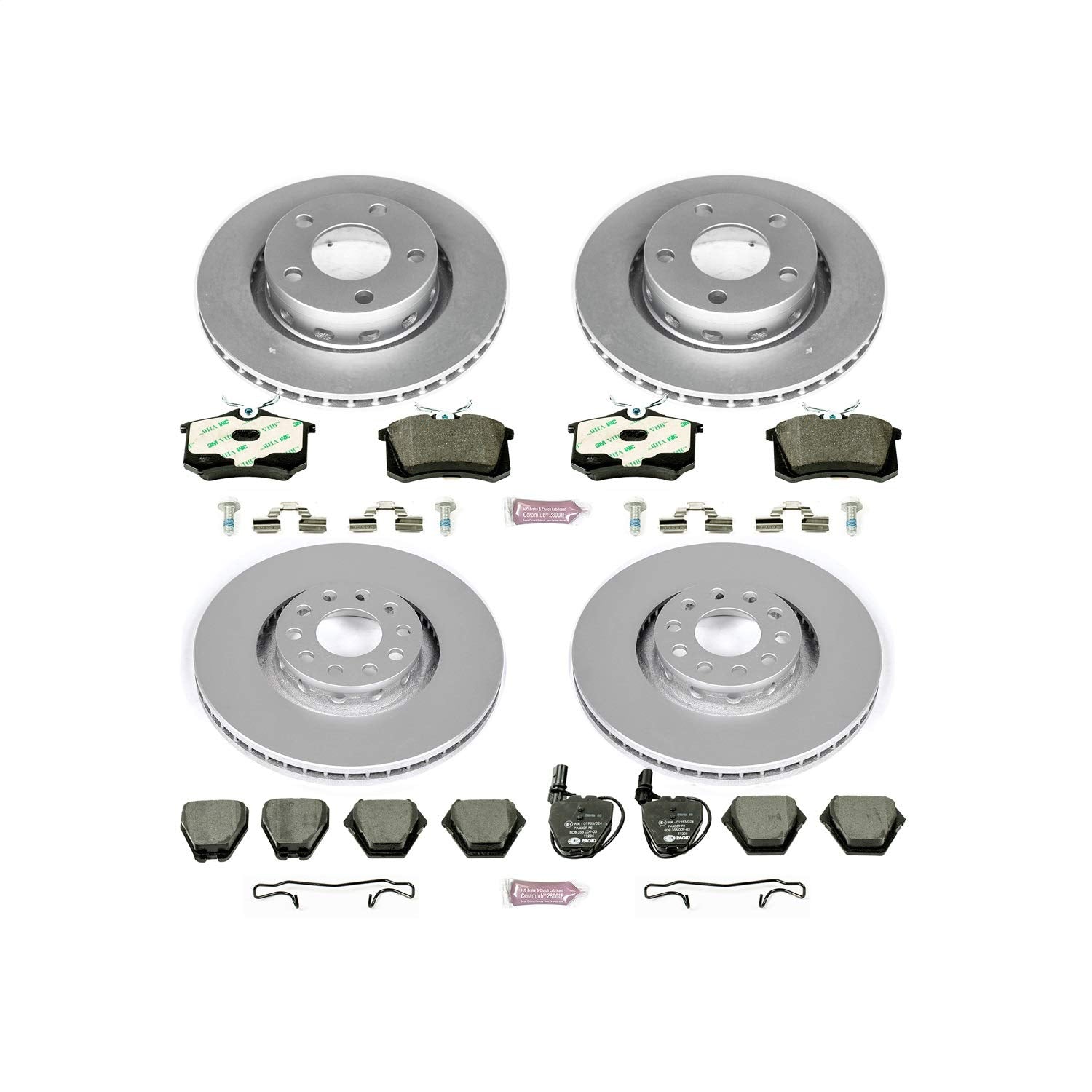 Euro-Stop Brake Kit Power Stop ESK6723 For Volkswagen Passat Front and Rear 2002-2004 [Vehicle Specific]
