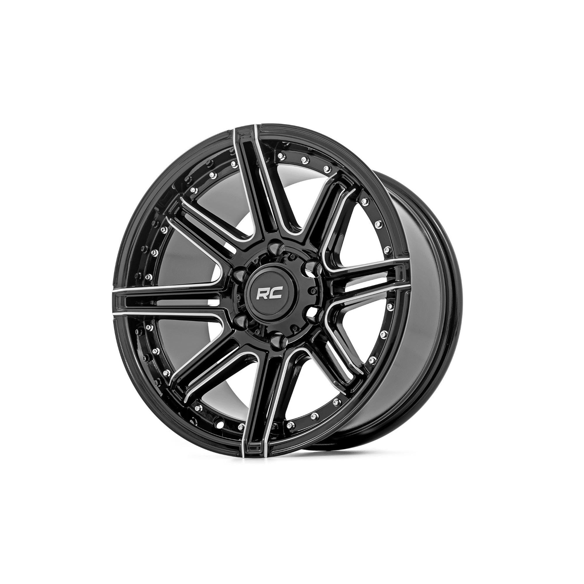 88 Series Rough Country Wheel | One-Piece | Gloss Black | 17x9 | 6x5.5 | +0mm