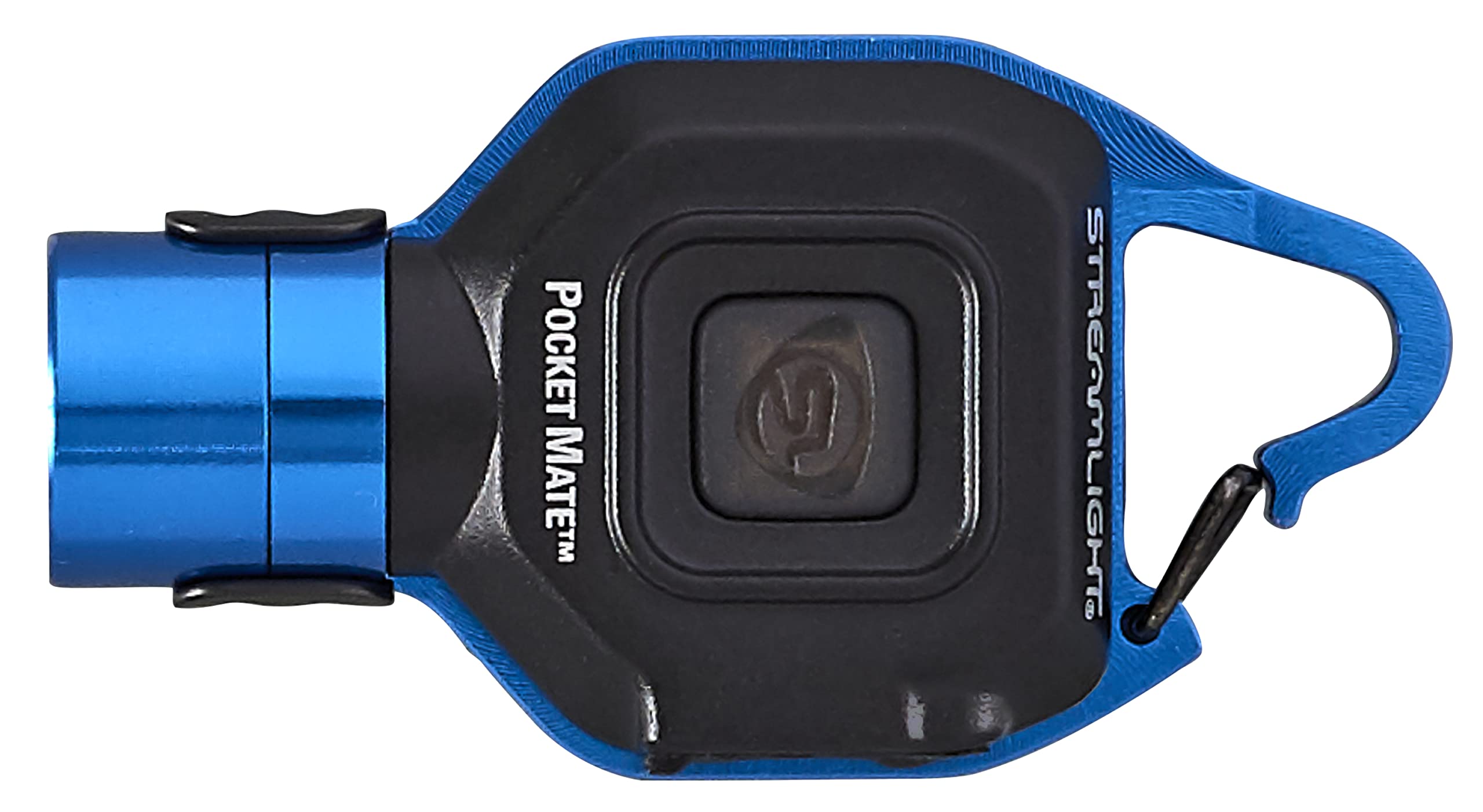 Pocket Mate Streamlight 73302 325-Lumen USB Rechargeable Pocket Keychain/Clip-on Flashlight, Blue