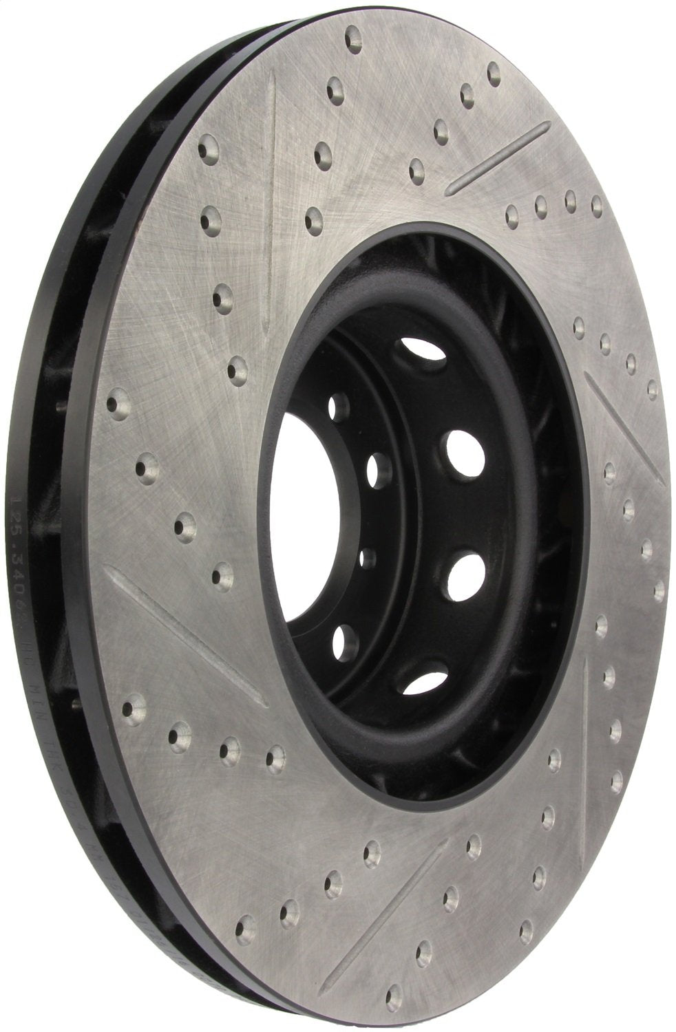 Sport Drilled/Slotted Brake Rotor StopTech 127.34062L (Front Left), 1 Pack
