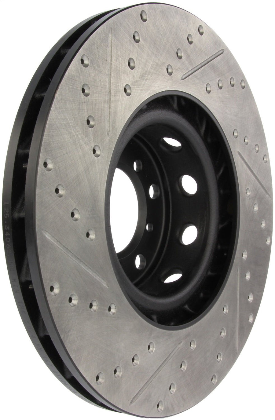 Sport Drilled/Slotted Brake Rotor StopTech 127.34062L (Front Left), 1 Pack