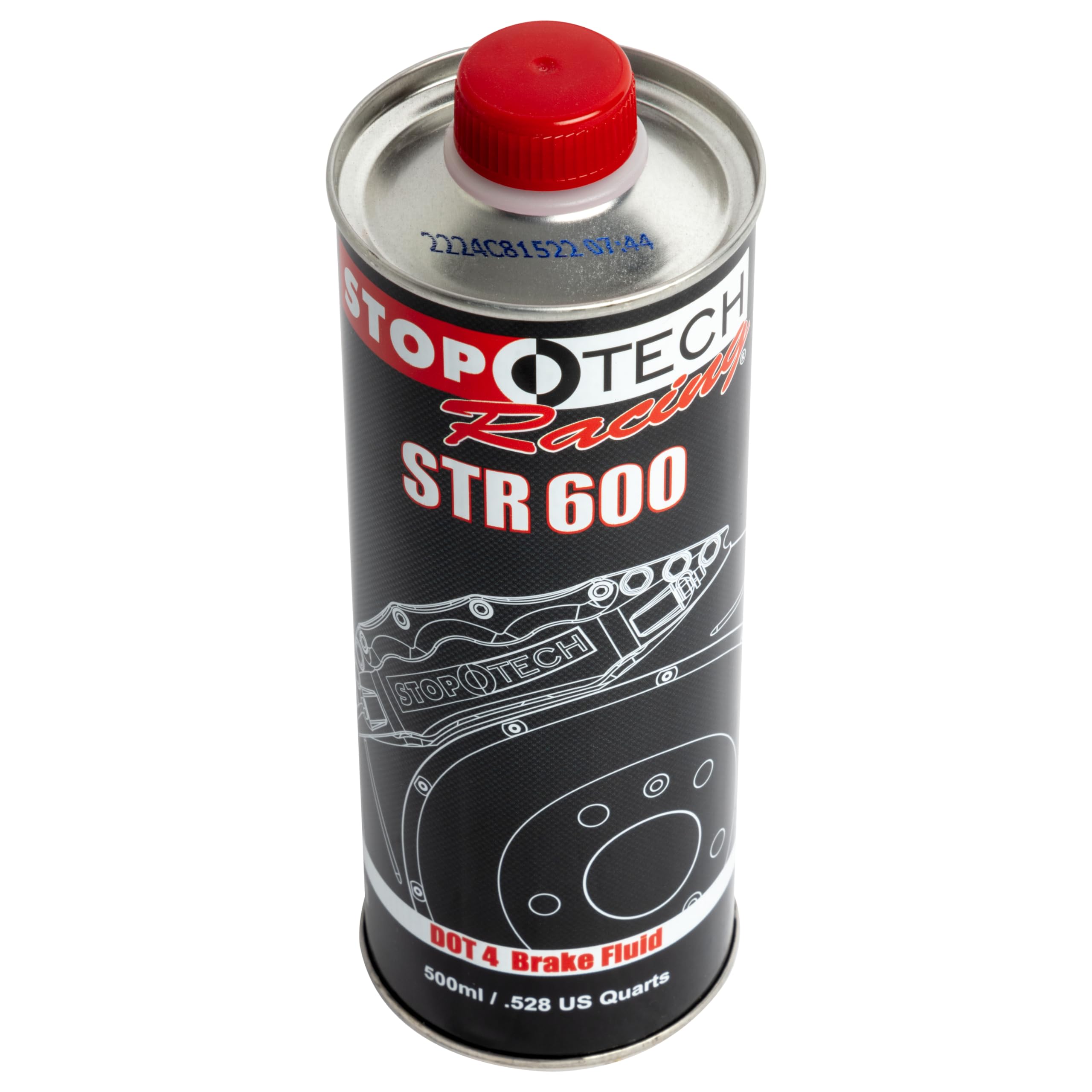 StopTech High Performance STR-600 Brake Fluid, Street Applications, Dry Boiling Point 594F/312C (501.00001)