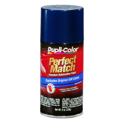 Perfect Match Dupli-Color Automotive Spray Paint – General Motors Dark Blue Metallic, 28 WA8264 – 8 oz. Aerosol Can