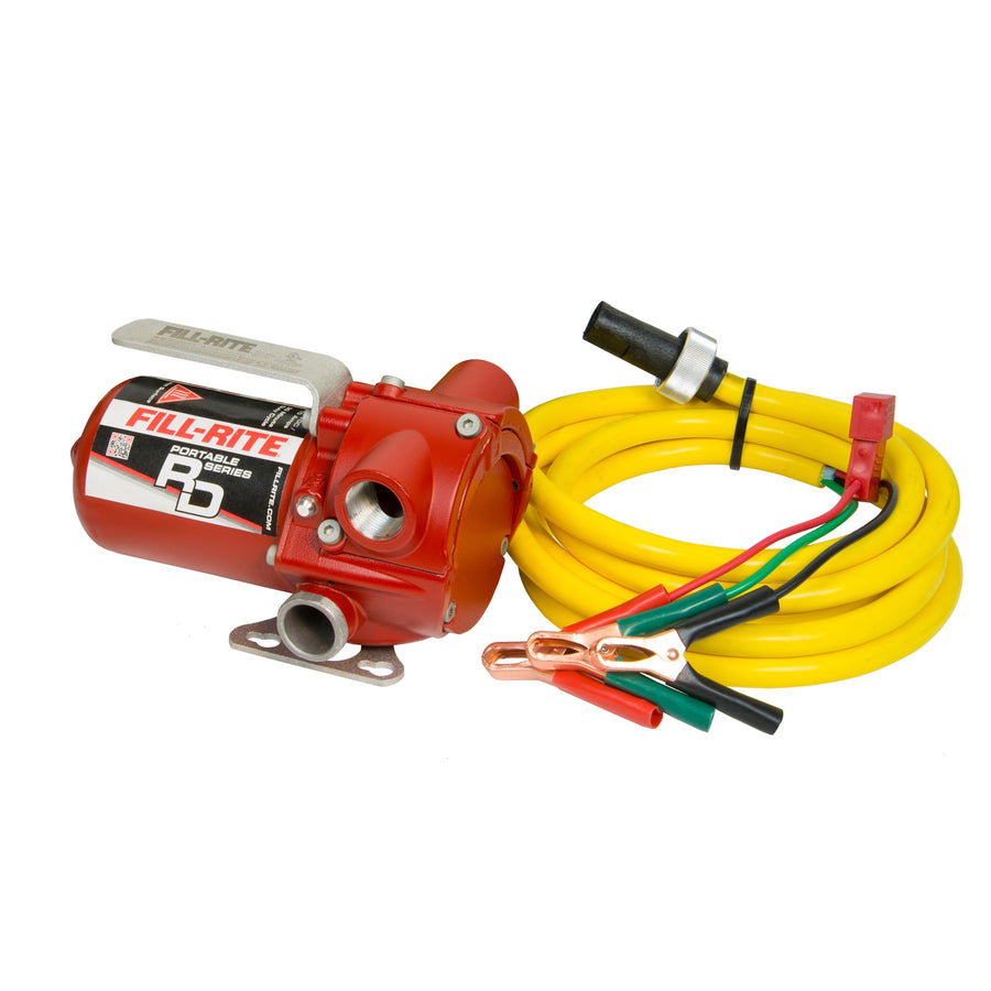 Fill-Rite 12V RD1212NN 12 GPM Portable Fuel Transfer Pump w/Power Cable