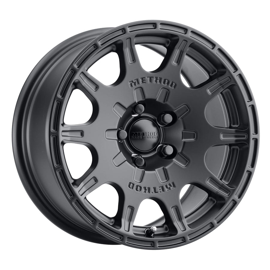 502 VT-SPEC Method Race Wheels Matte Black 15x7" 5x4.5", 15mm offset 4.6" Backspace, MR50257012515SC