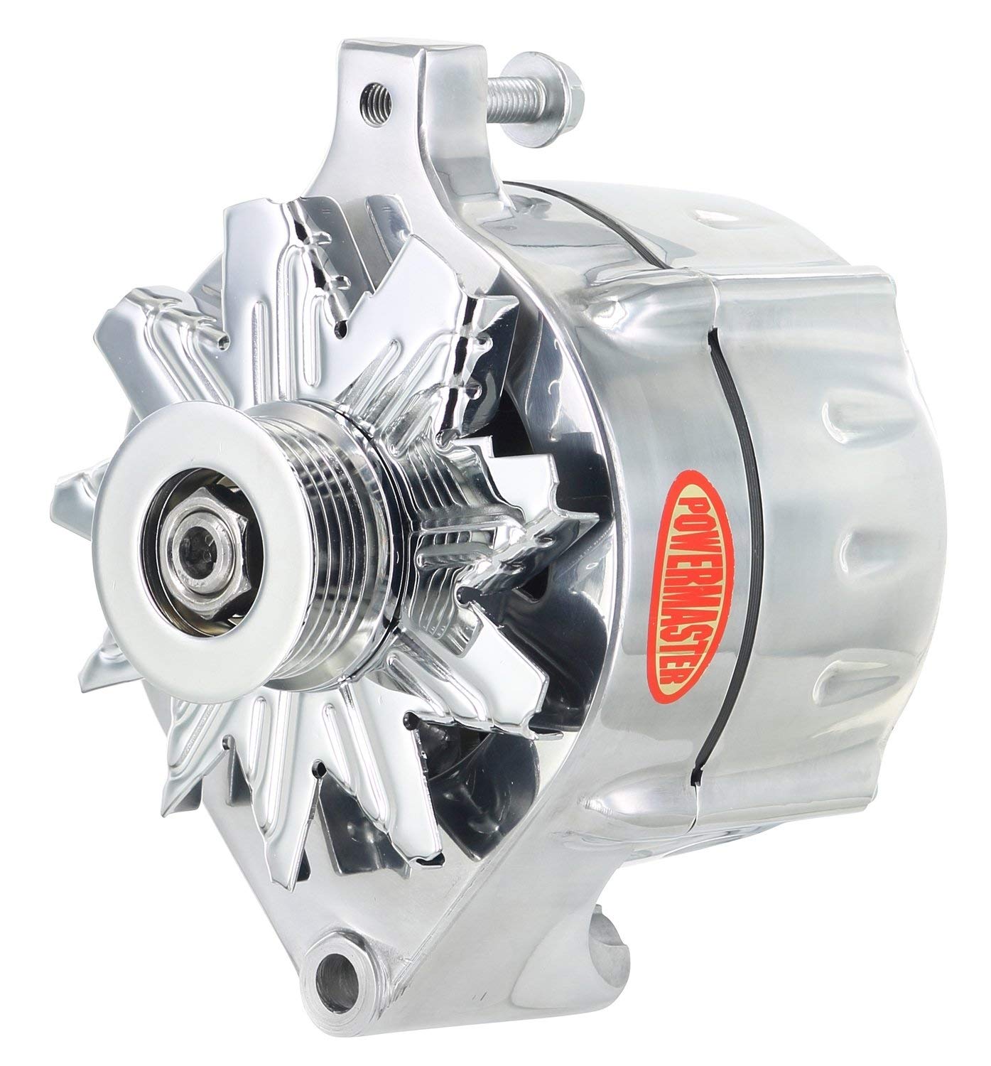 Alt Ford Powermaster Upgrade Polish 150A 16 Volt Smooth Look™ 6 grv Pulley 1-Wire