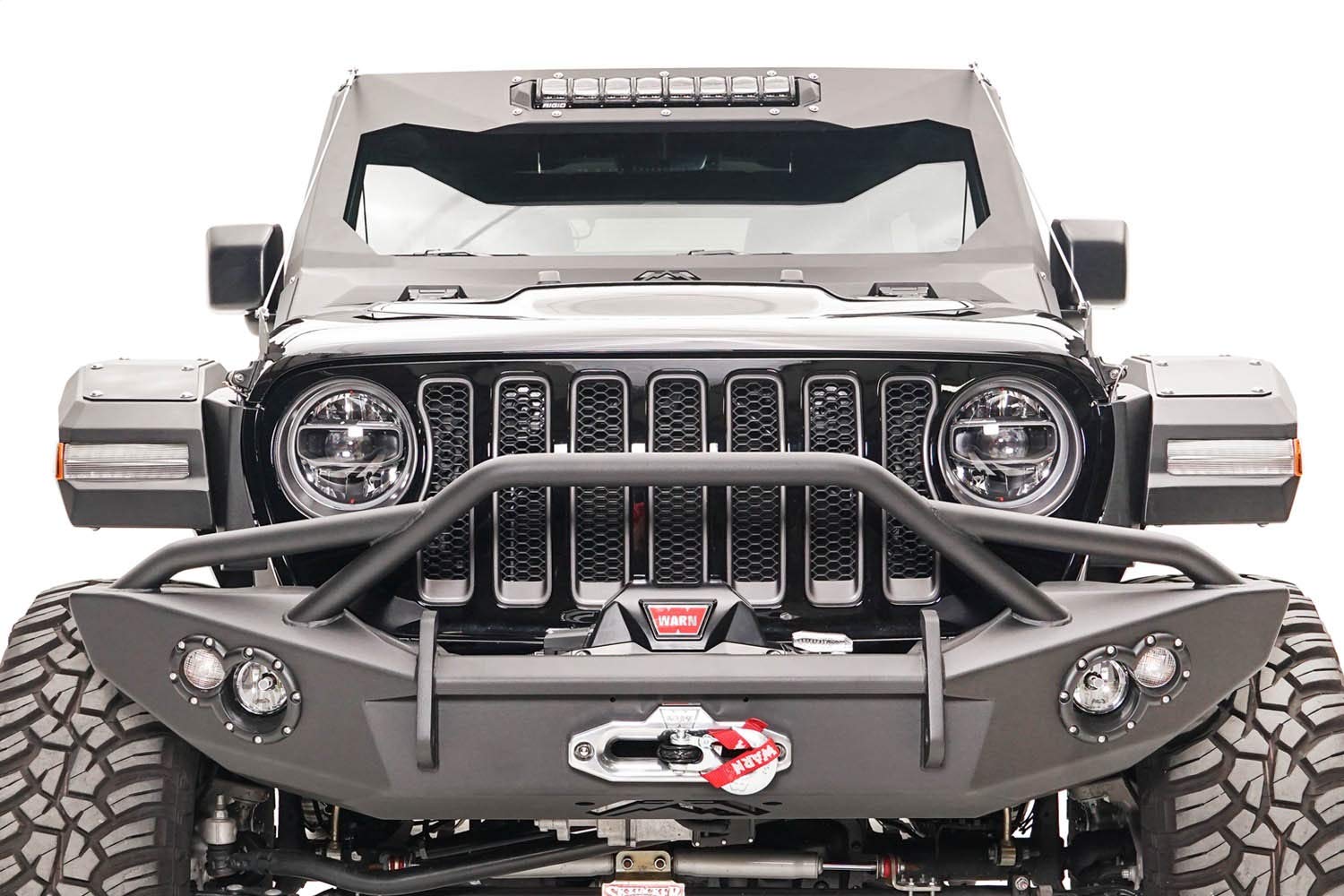 Fab Fours Integrated Light 18-C Jeep Jl Wide Flare with Base Fender