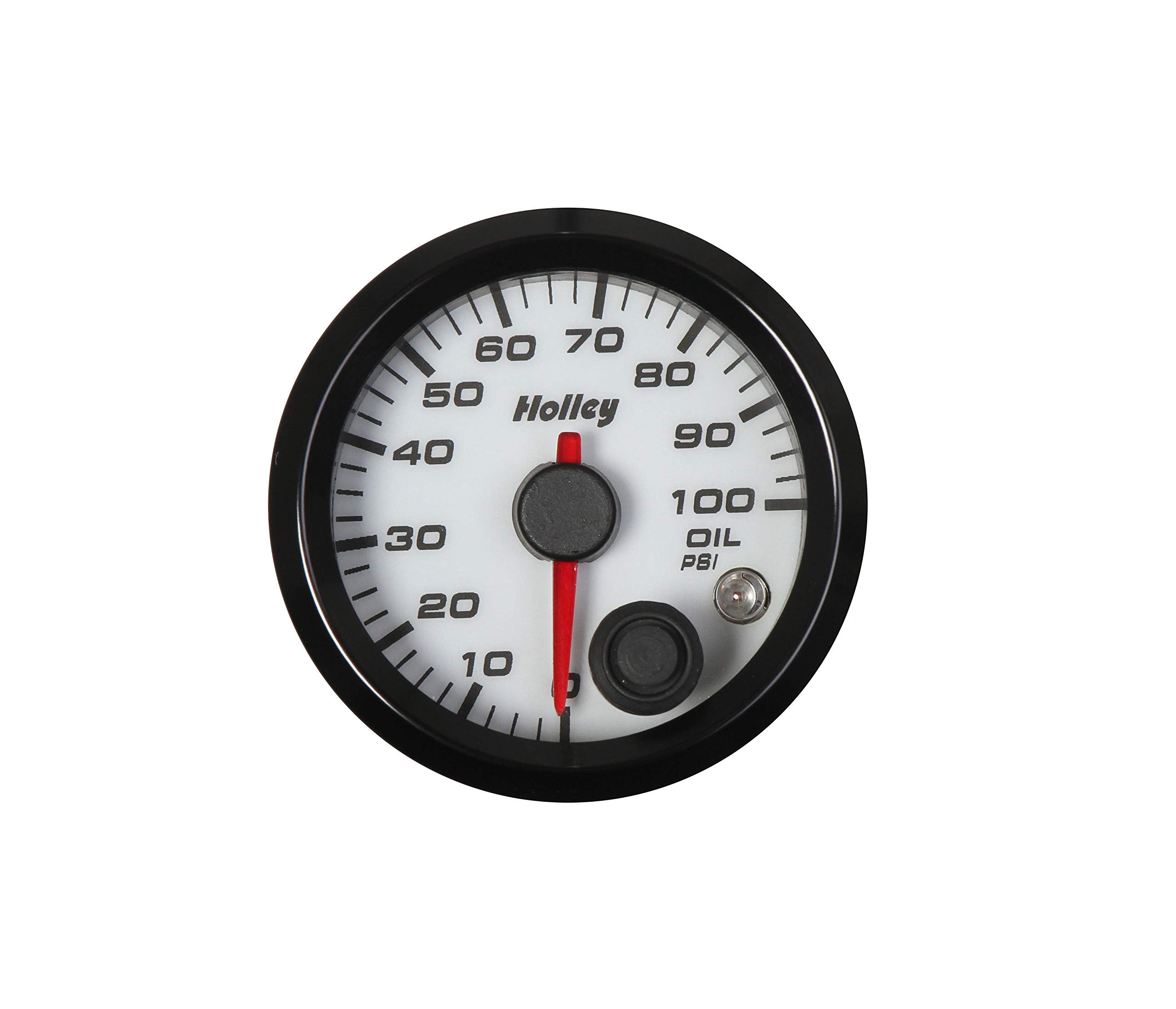 Analog Style Holley 26-601W Oil Pressure Gauge