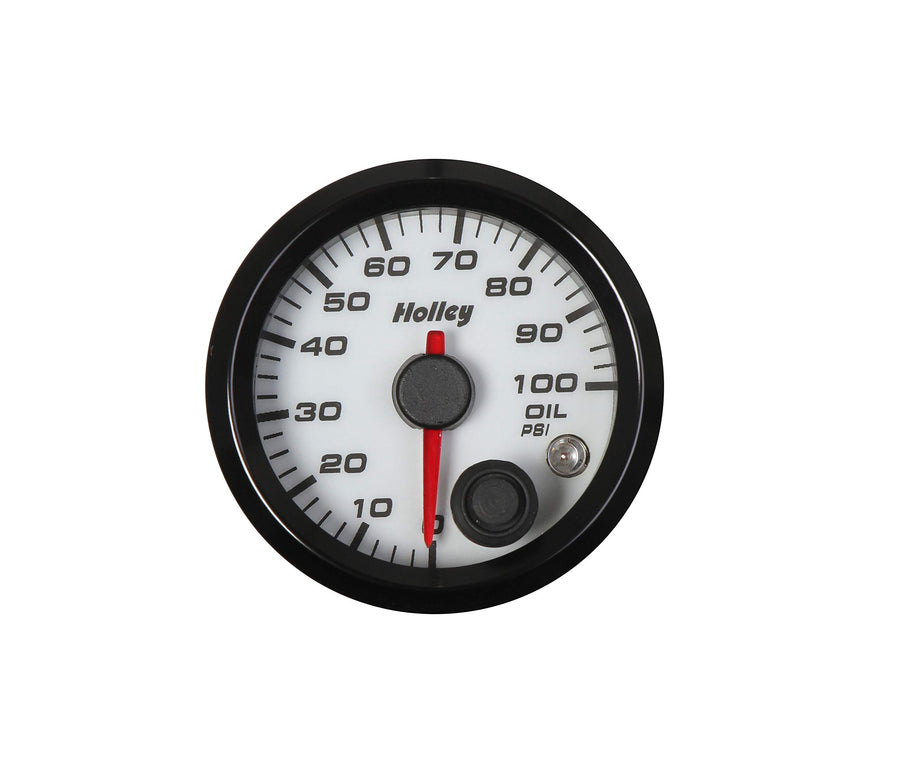 Analog Style Holley 26-601W Oil Pressure Gauge