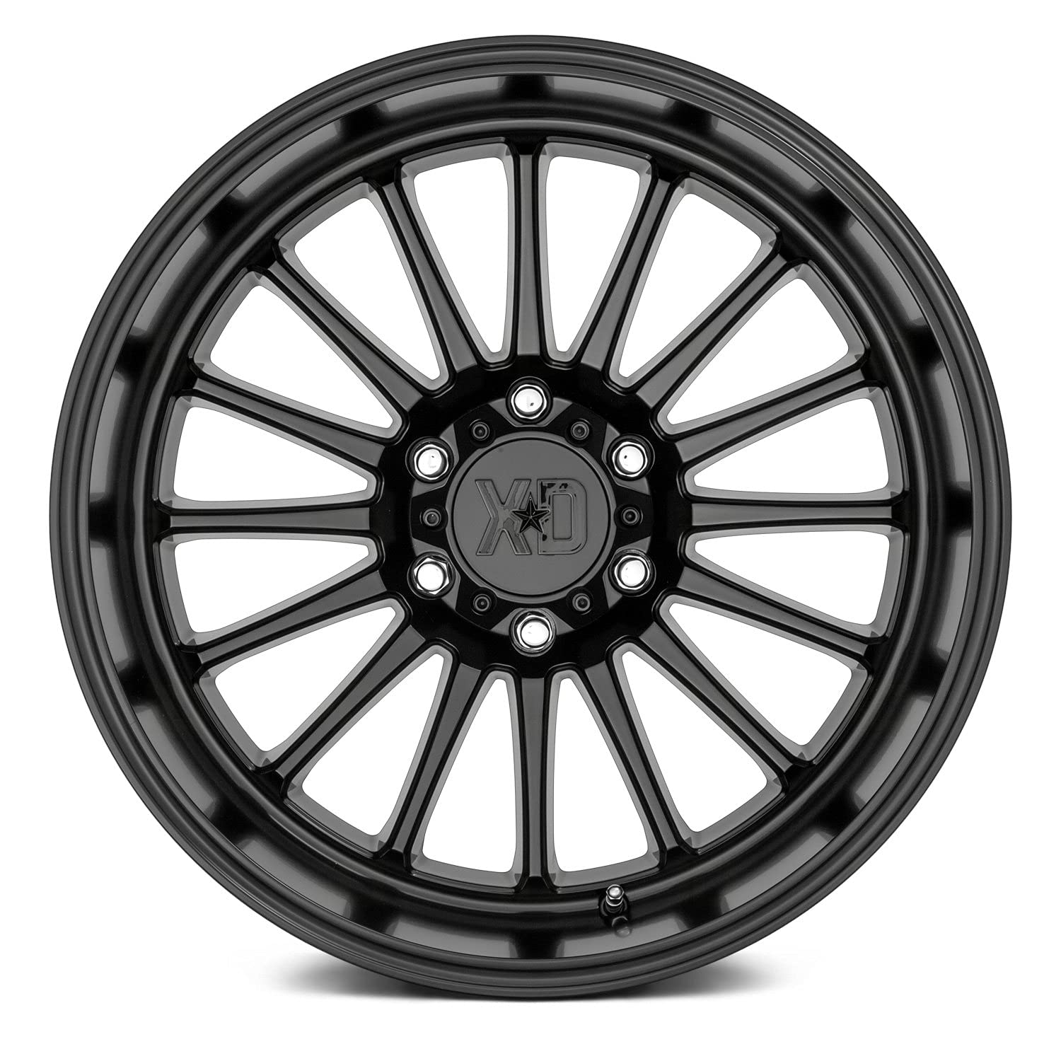 Xd857 Whiplash Satin Black Wheel XD Wheels with Alloy Steel (22 x 10. inches /5 x 71 mm, -18 mm Offset)