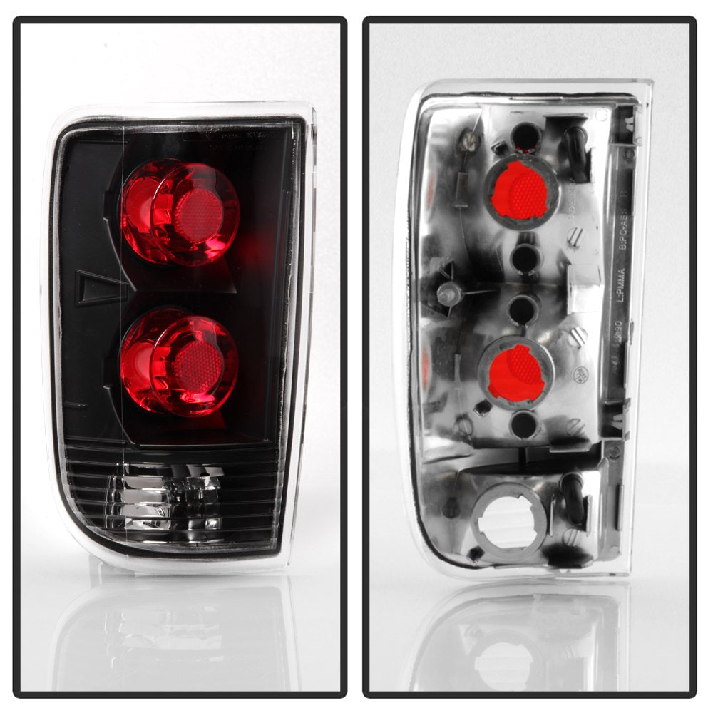 Chevy Blazer 95-05 / GMC Jimmy 95-05 xTune Euro Style Tail Lights - Black ALT-JH-CB95-BK