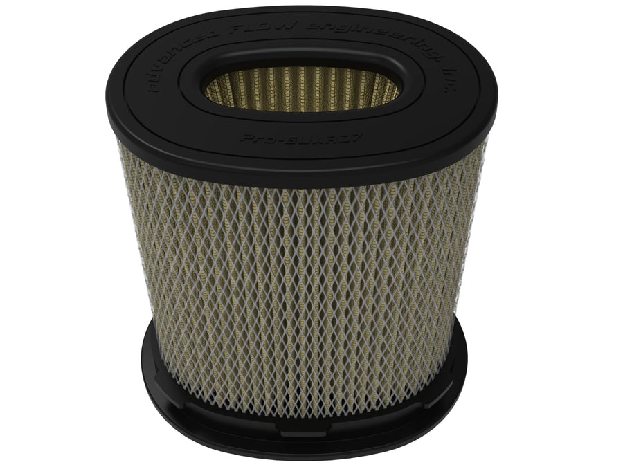 Momentum Intake Replacement Air Filter aFe POWER w/Pro GUARD 7 Oiled Media - 5.50"x3.50" Inlet, 9" Tall - #20-91208G