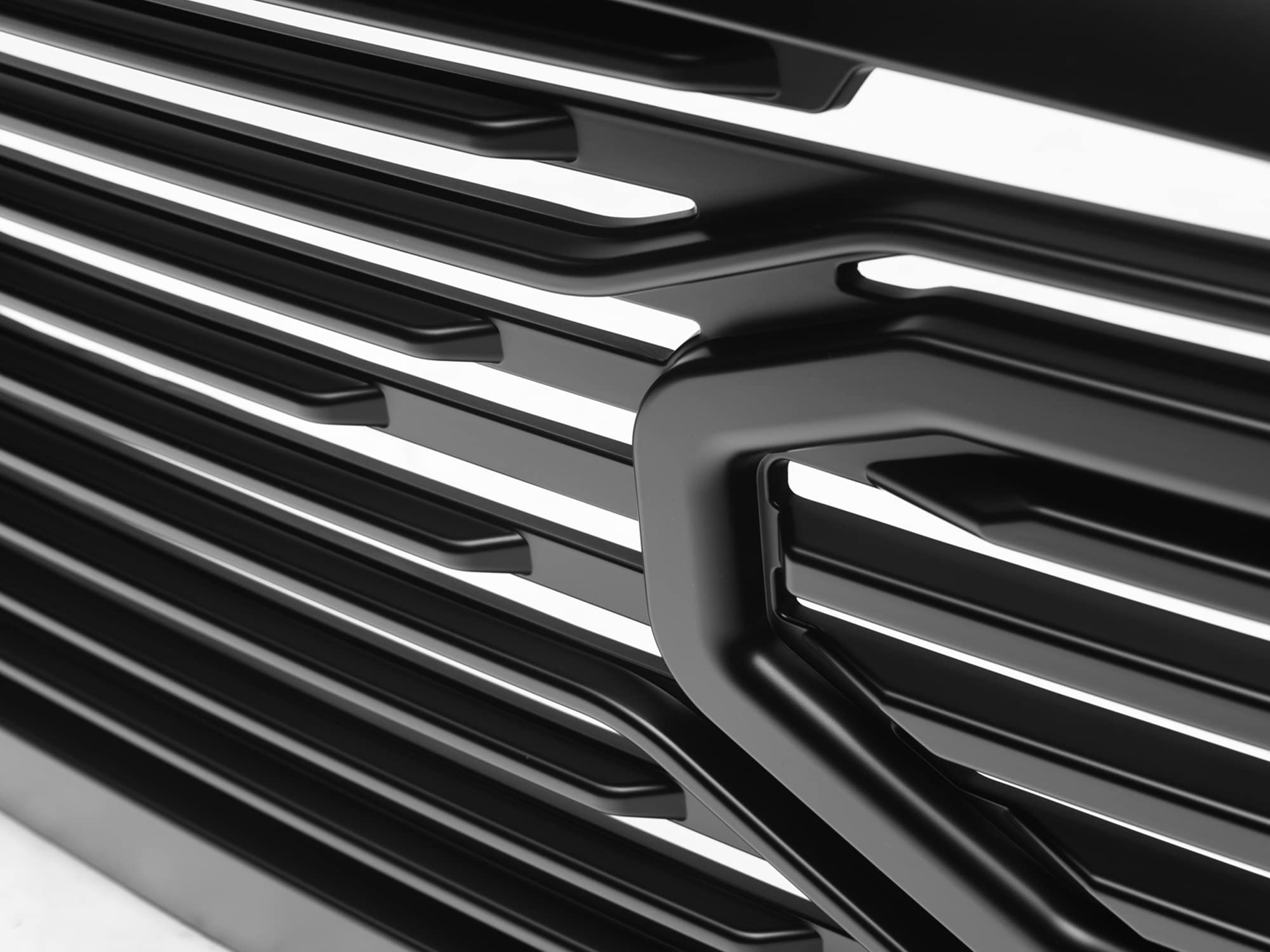 Big Horn Armordillo USA 7178403 Horizontal Front Hood Grille - Matte Black Fits 2013-2018 Dodge Ram 1500