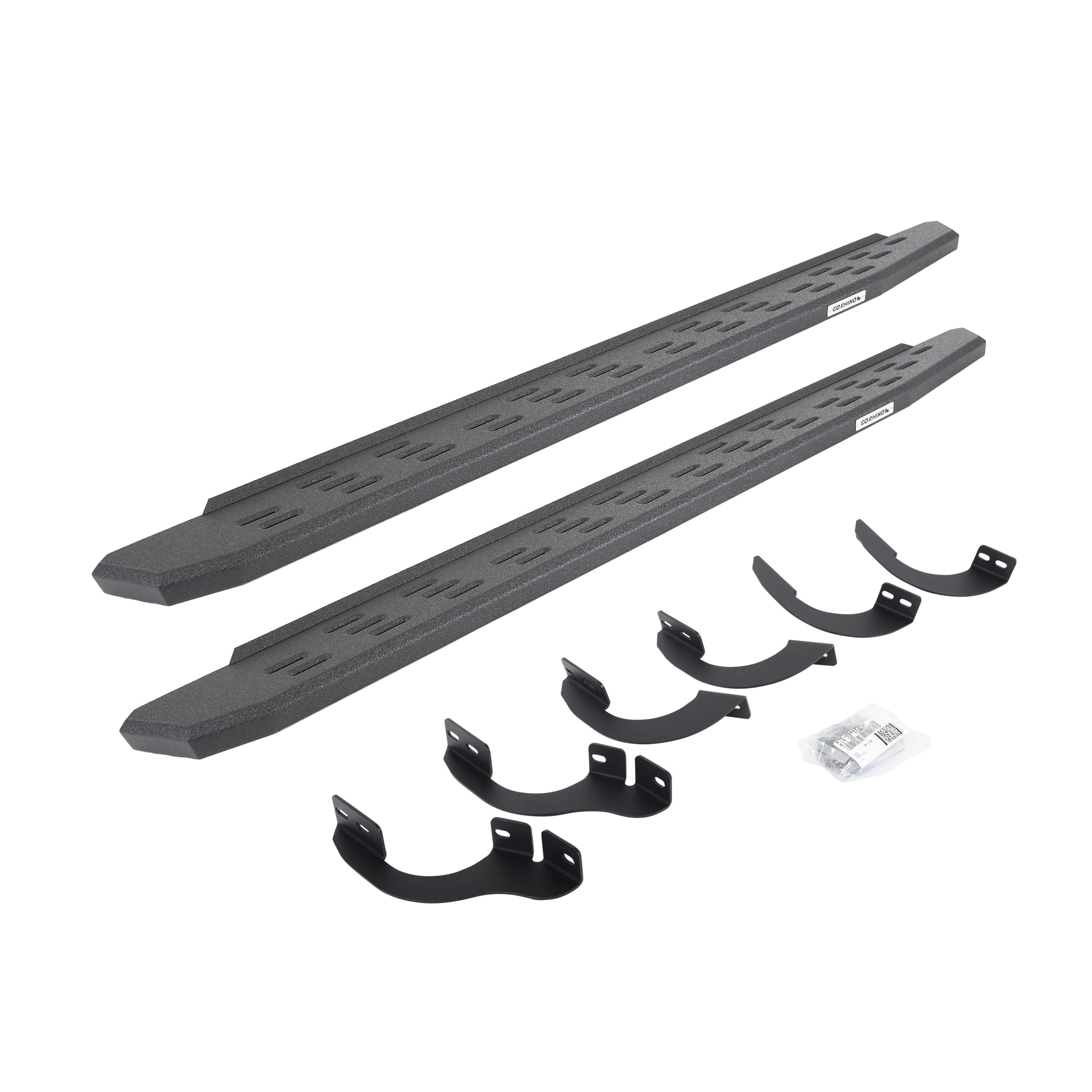 Go Rhino Running Boards & Brackets RB30 | Galvanized Steel, Protective Bedliner Coating | 69642568T | Fits 2014-2023 Toyota 4Runner (Excludes Limited, Nightshade Edition & TRD Sport)