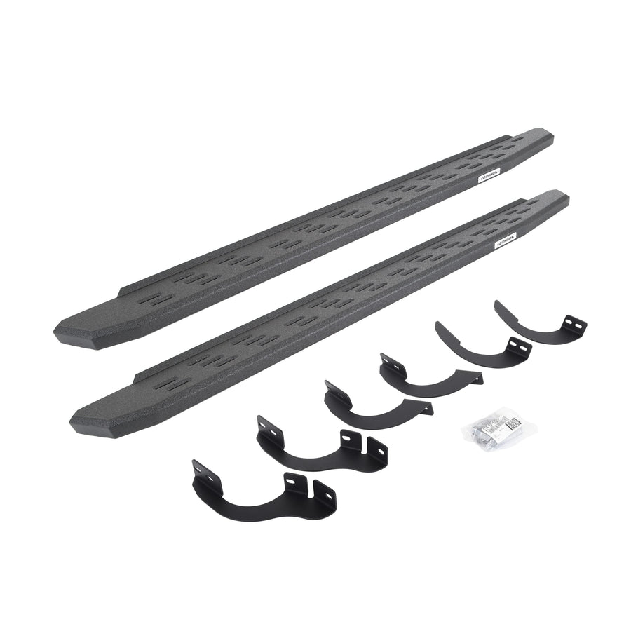 Go Rhino Running Boards & Brackets RB30 | Galvanized Steel, Protective Bedliner Coating | 69642568T | Fits 2014-2023 Toyota 4Runner (Excludes Limited, Nightshade Edition & TRD Sport)