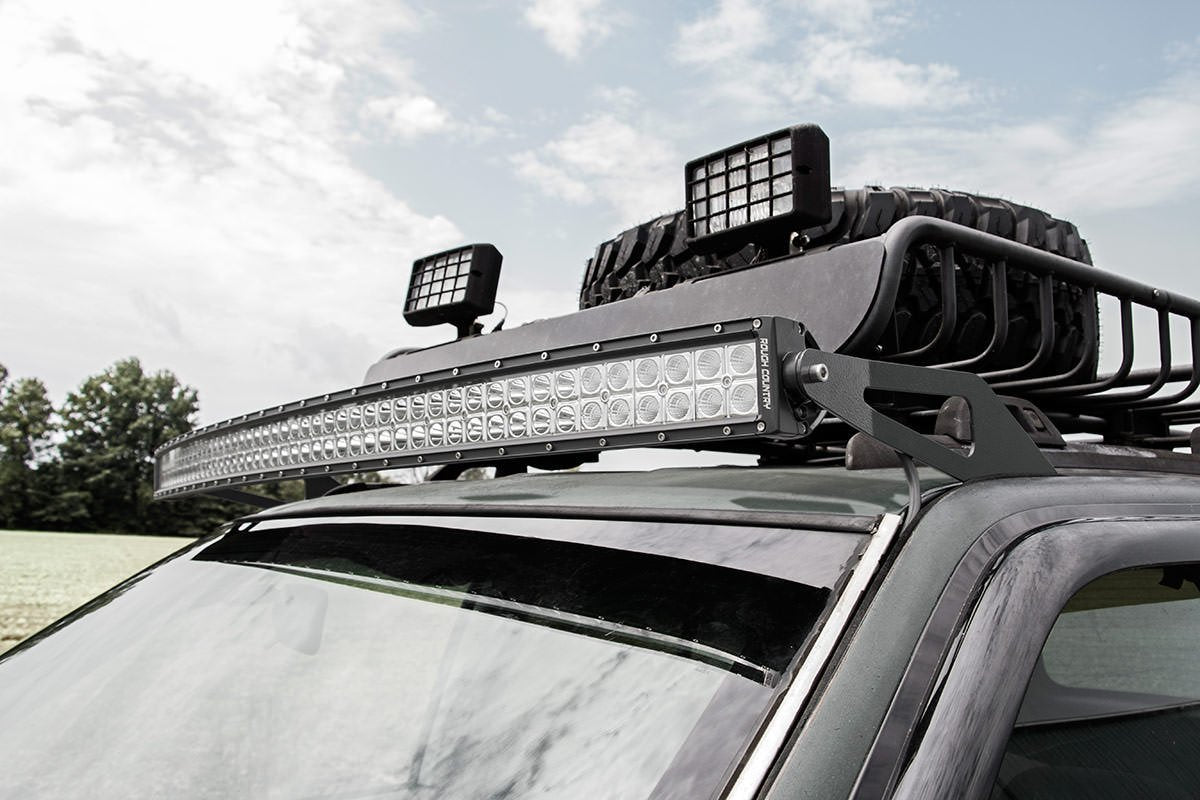50" LED Windshield Brackets Rough Country for 93-98 Jeep Grand Cherokee - 70567