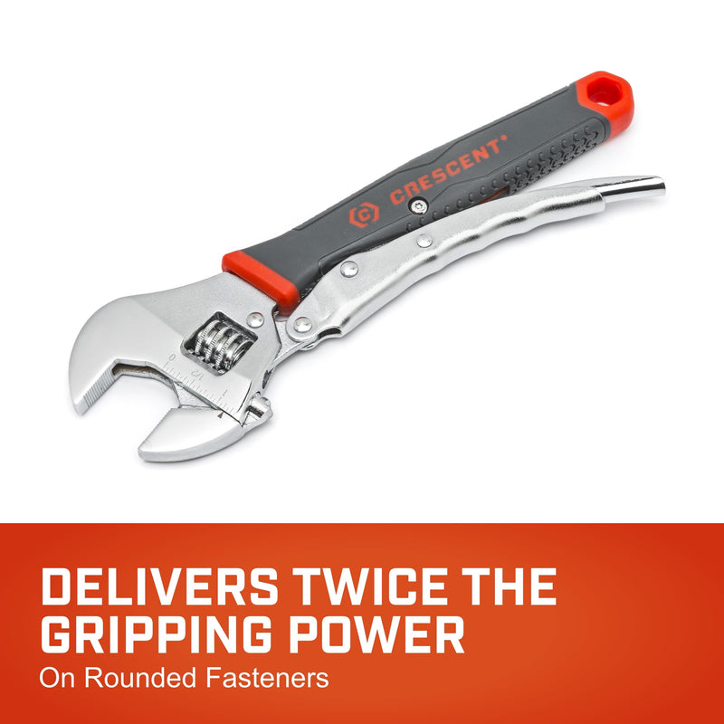 10" Crescent Locking Adjustable Dual Material Wrench - ACL10VS