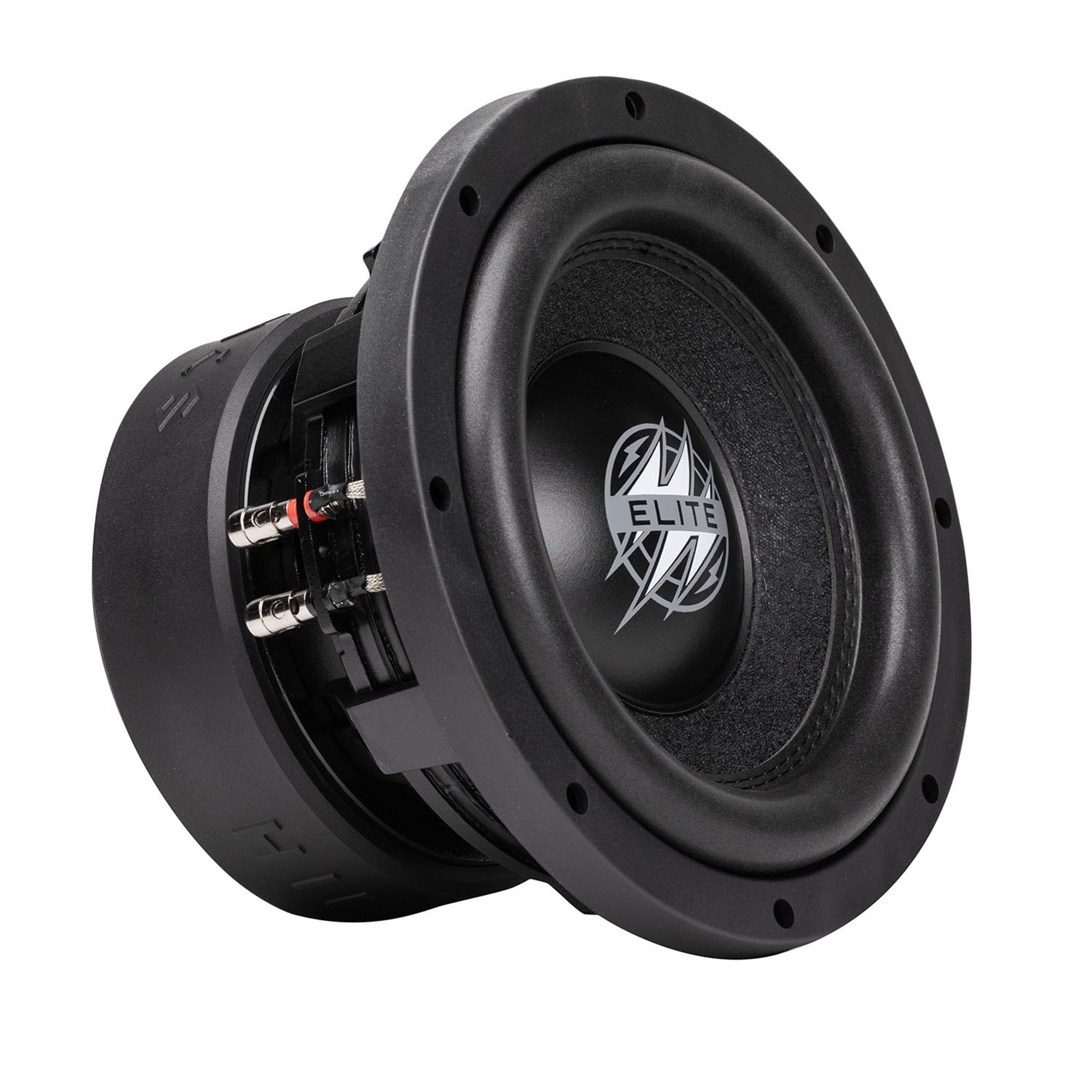 Hifonics 10 Inch Elite Car Mount Subwoofer with Dual 4 Ohm Voice Coil Speaker 1200 Watt Peak Power Mobile Amplifier System, Black