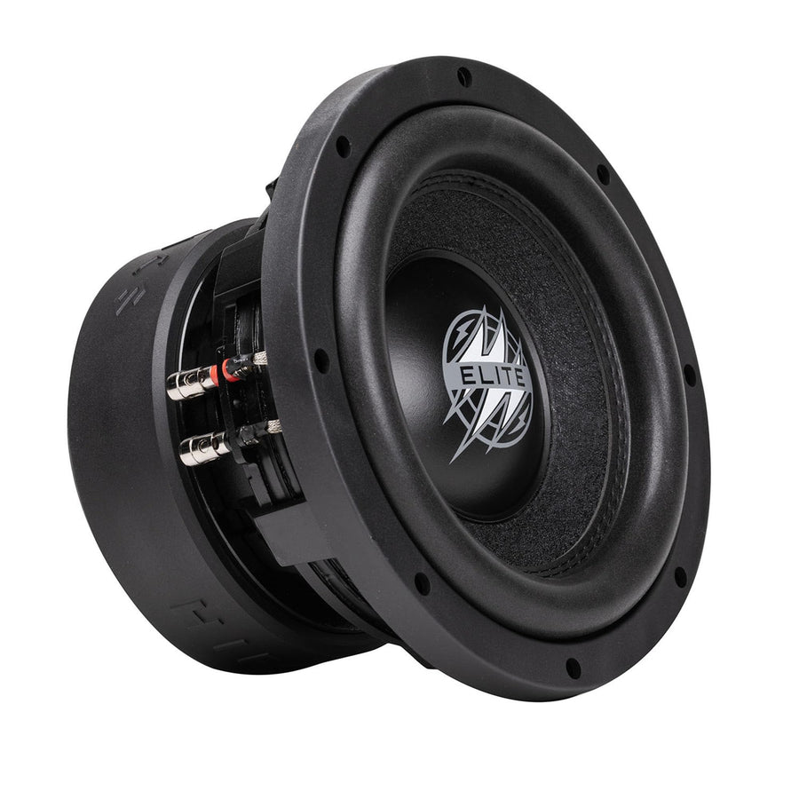 Hifonics 10 Inch Elite Car Mount Subwoofer with Dual 4 Ohm Voice Coil Speaker 1200 Watt Peak Power Mobile Amplifier System, Black
