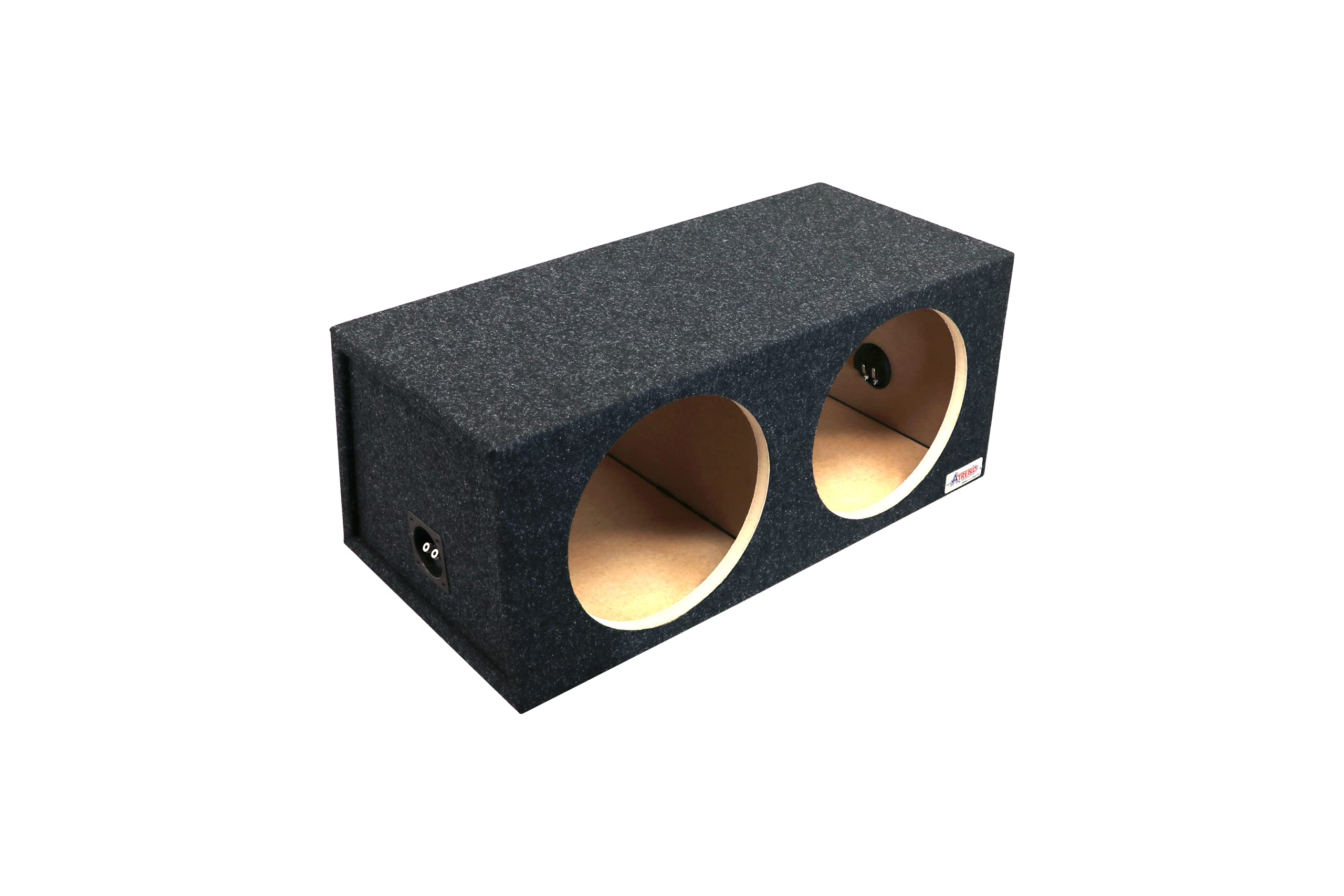 Atrend 12DM 12” Hatchback Style Medium/Wedge Shaped/Dual Sealed Subwoofer/Speaker Enclosure. Made in USA