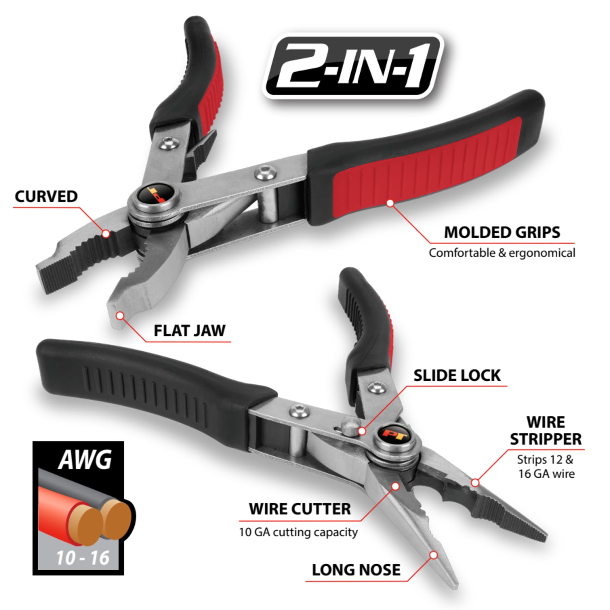 4-in-1 Dual Jaw Quick Pliers Performance Tool W1105 for Versatile and Efficient Workmanship - A Must-Have in Your Toolbox