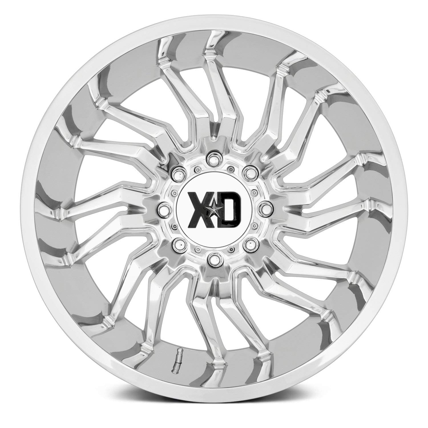 Xd858 Tension Chrome Wheel with Alloy Steel XD Wheels (22 x 12. inches /6 x 106 mm, -44 mm Offset)
