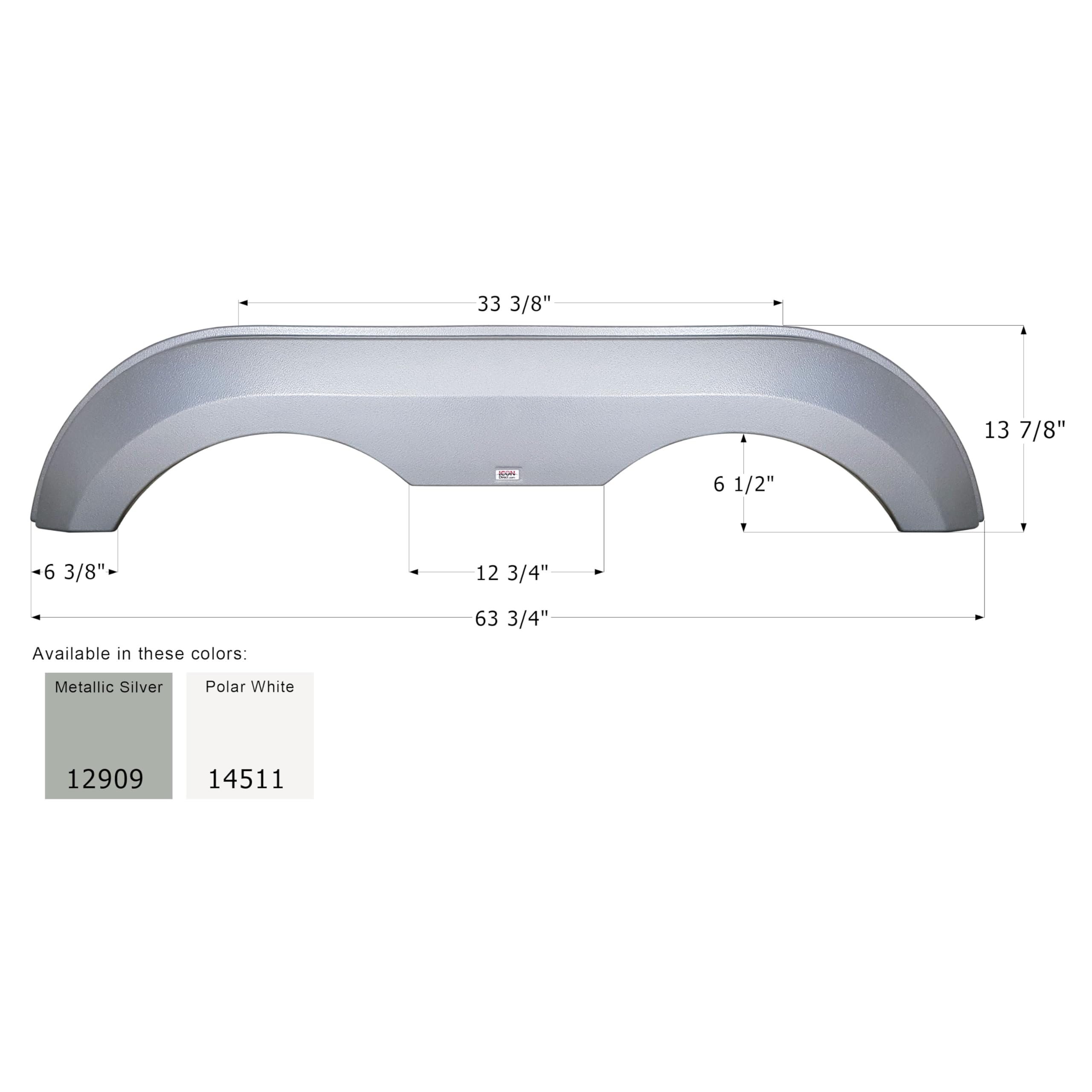 Fender Skirt ICON, Tandem, Award, FS2909, Metallic Silver