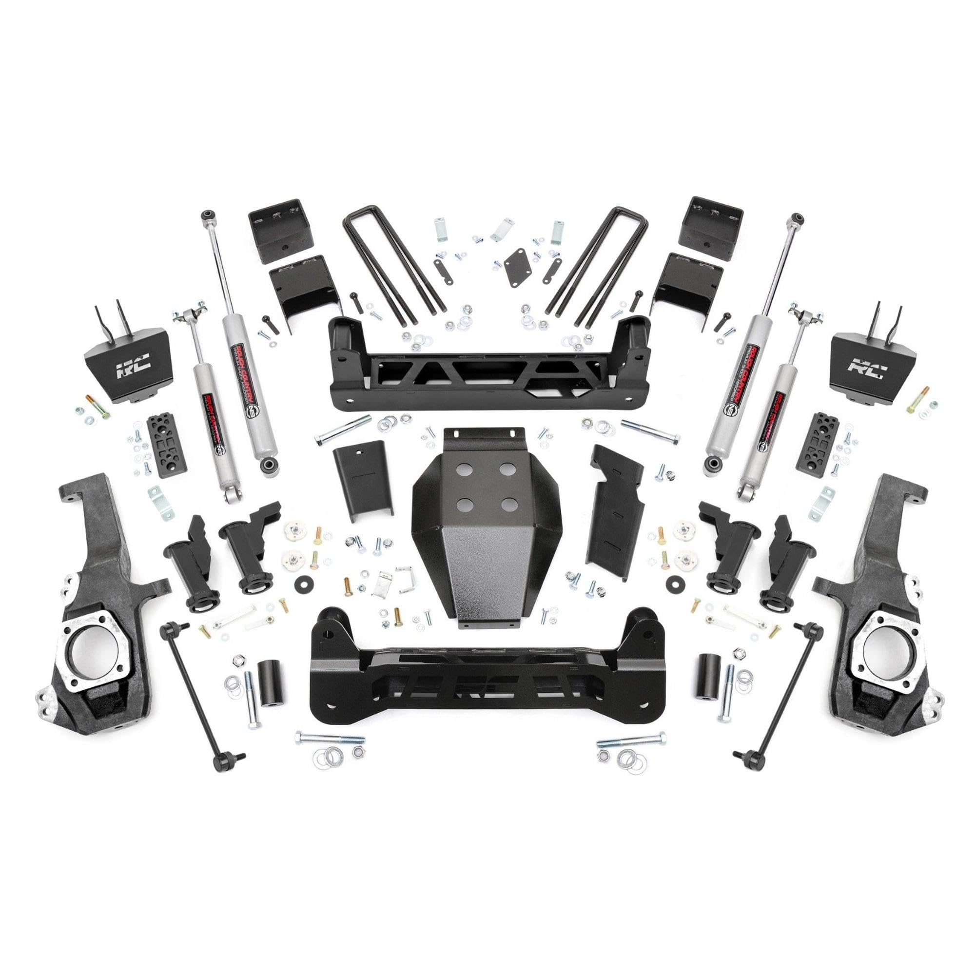 5" Suspension Lift Kit Rough Country for 2020-2024 Chevy/GMC 2500HD 4WD - 11030